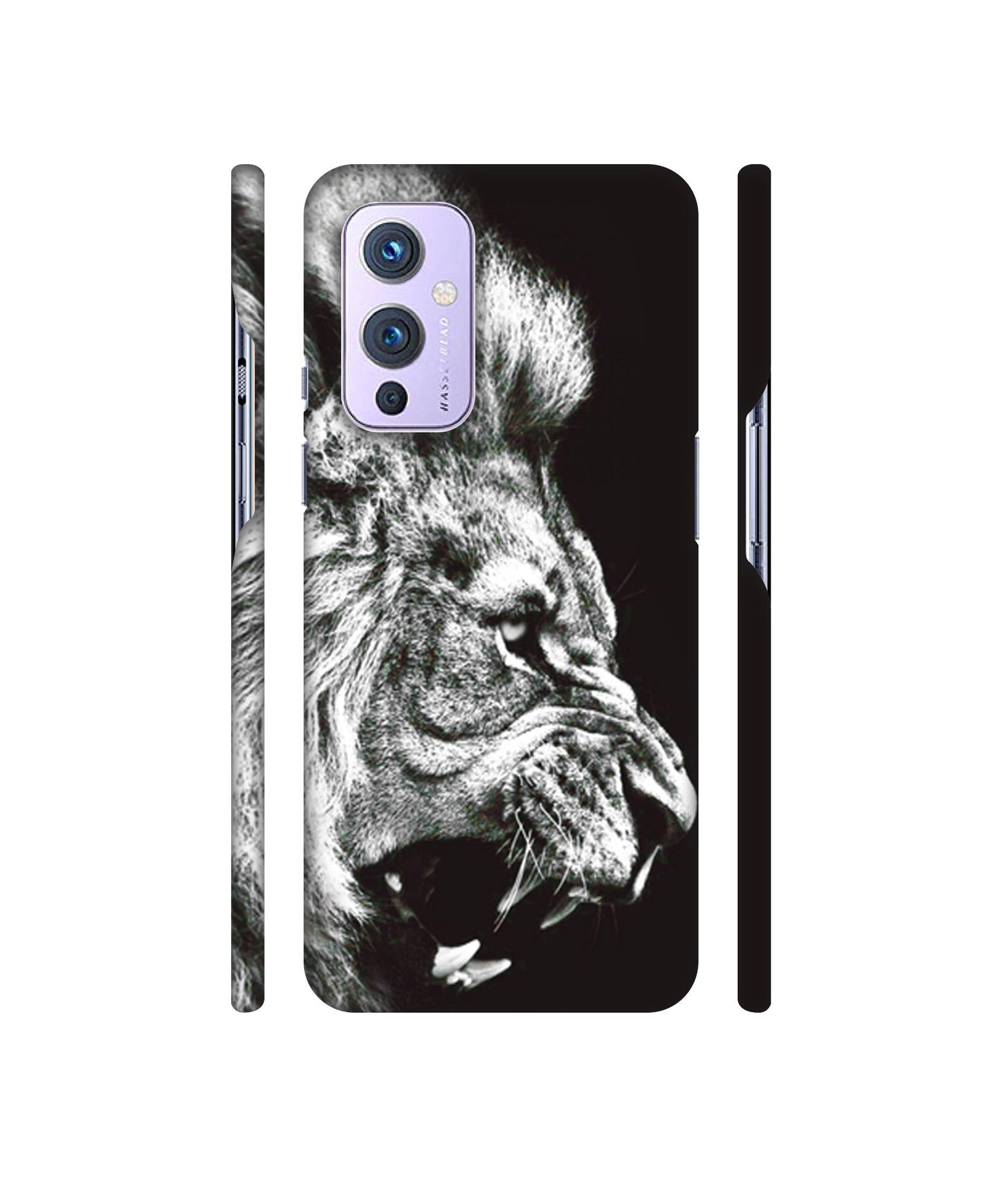 Angry Lion Designer Hard Back Cover for OnePlus 9