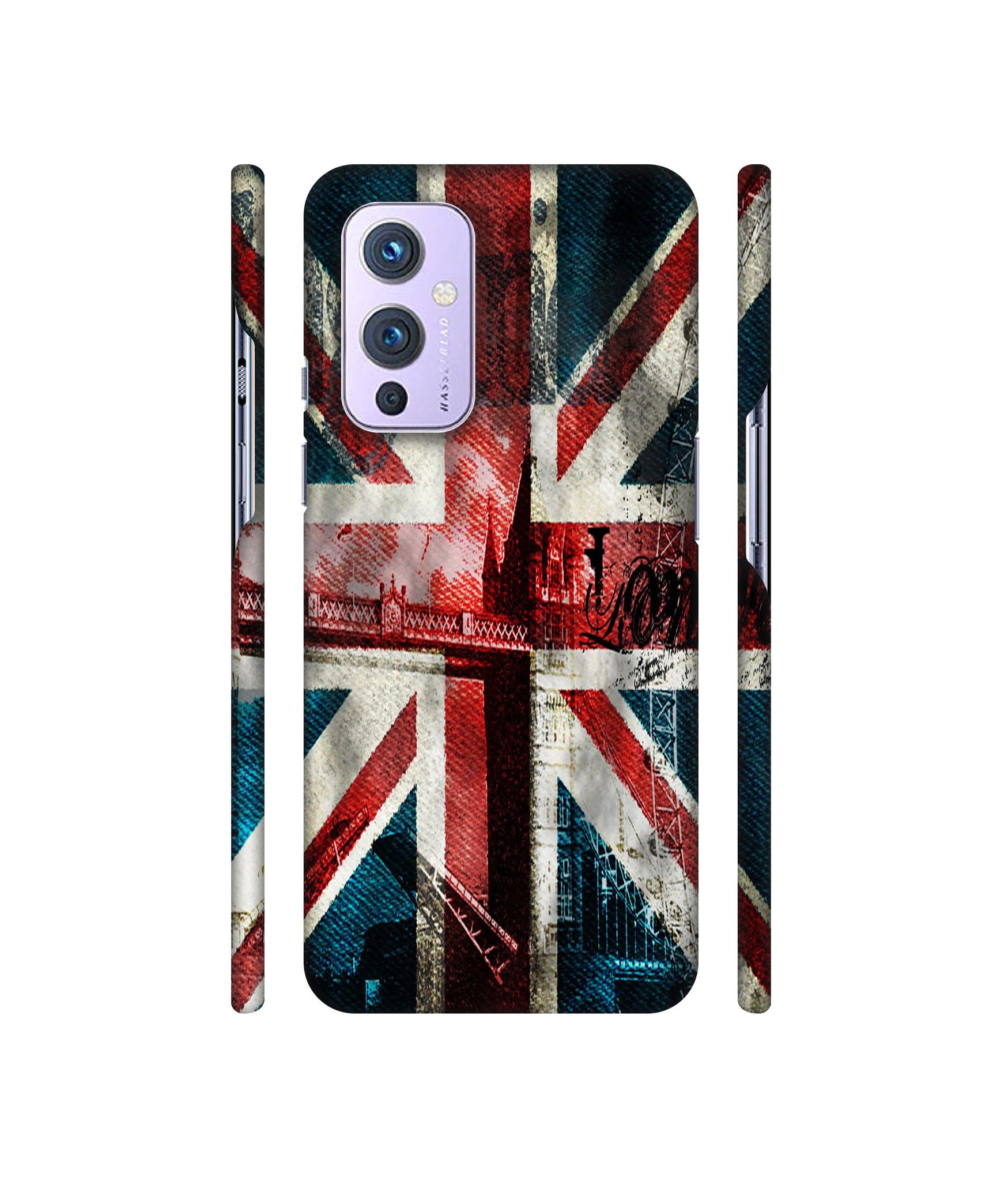 London Flag wallpaper Designer Hard Back Cover for OnePlus 9