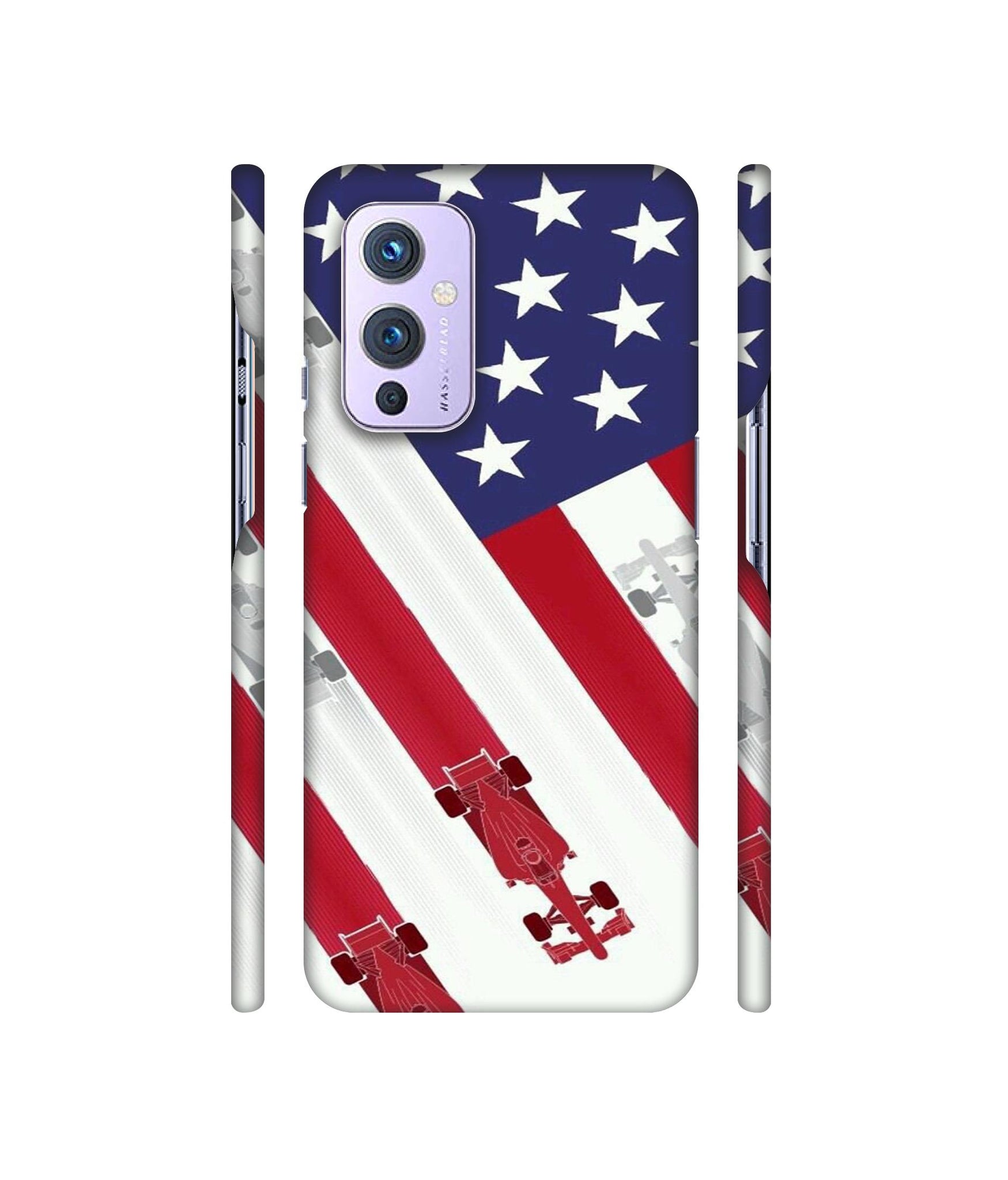 Ferrari On the Zoom Print Designer Hard Back Cover for OnePlus 9