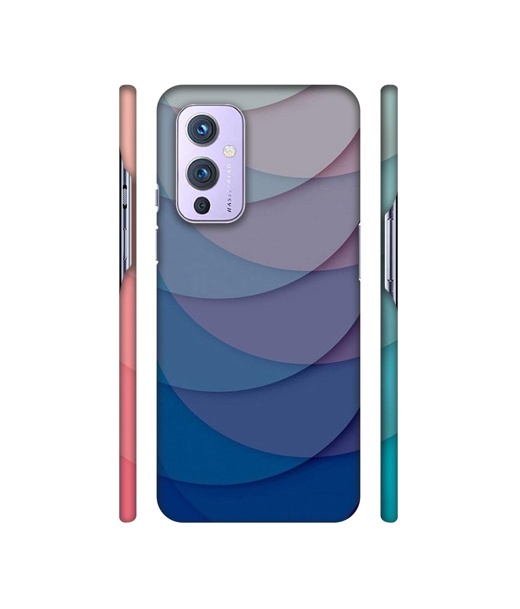 Waves Pattern Print Designer Hard Back Cover for OnePlus 9