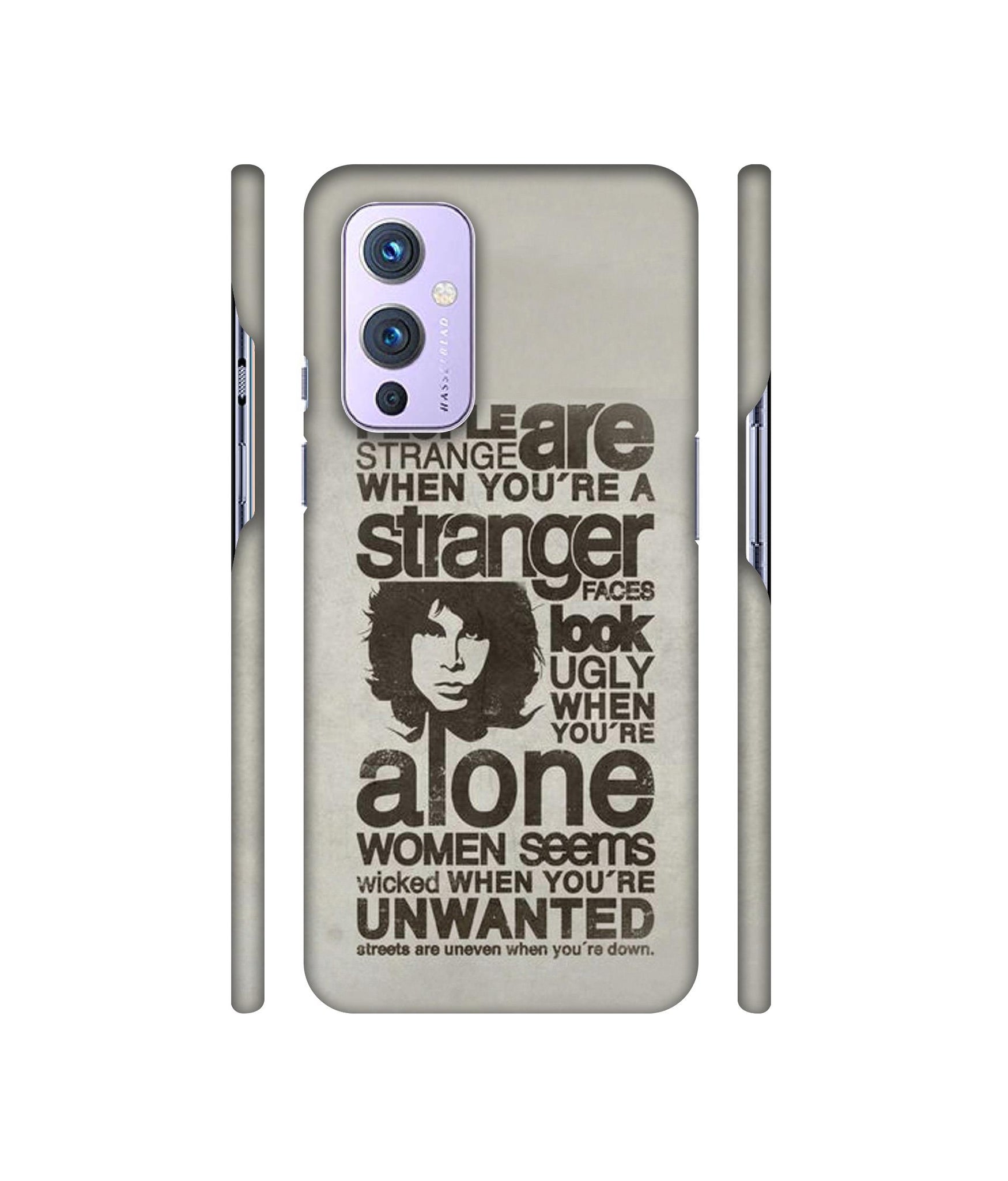 Quotes Pattern Designer Hard Back Cover for OnePlus 9