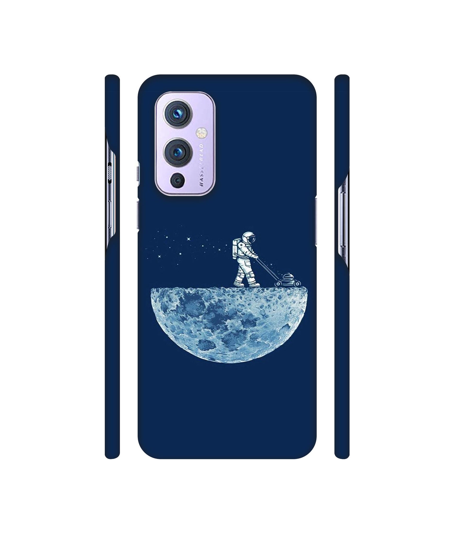 Moon Walk Designer Hard Back Cover for OnePlus 9