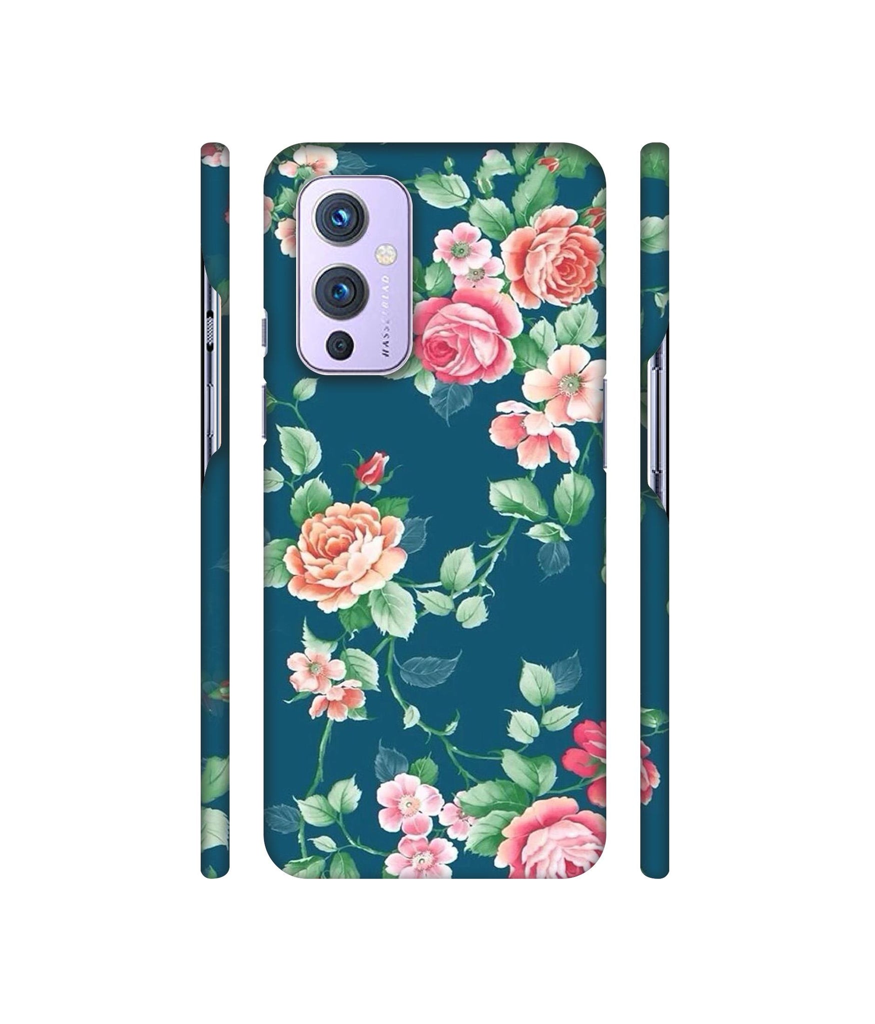 Vintage Floral Designer Hard Back Cover for OnePlus 9