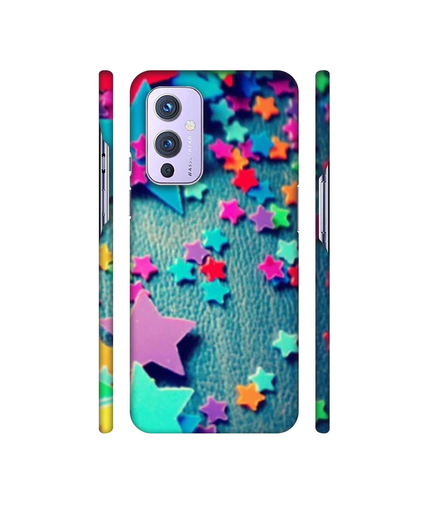 Colorful Stars Designer Hard Back Cover for OnePlus 9