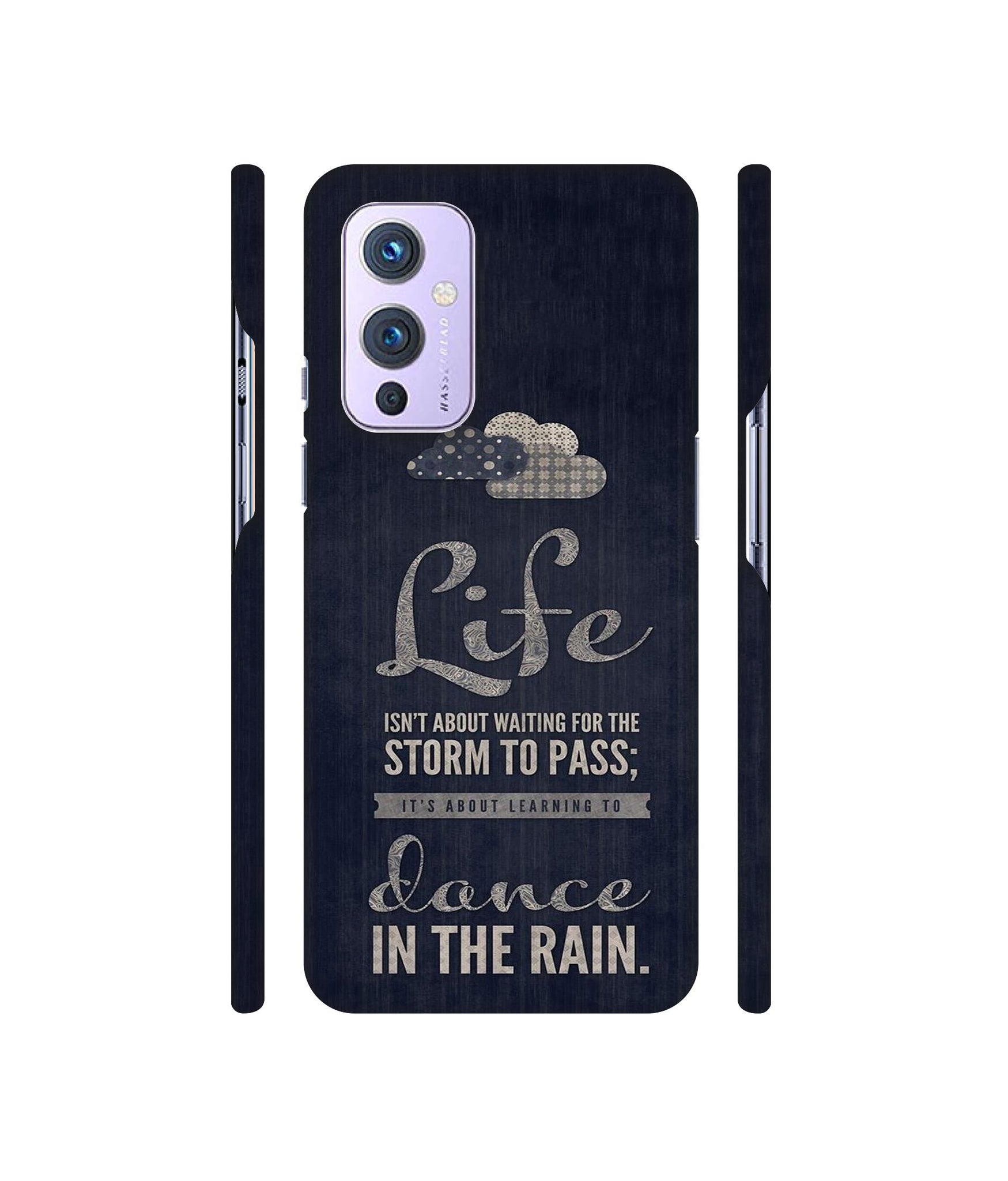 Life in The Rain Designer Hard Back Cover for OnePlus 9