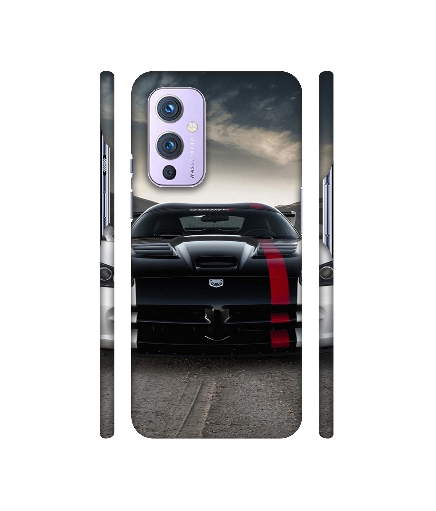 Sports Car Pattern Designer Hard Back Cover for OnePlus 9