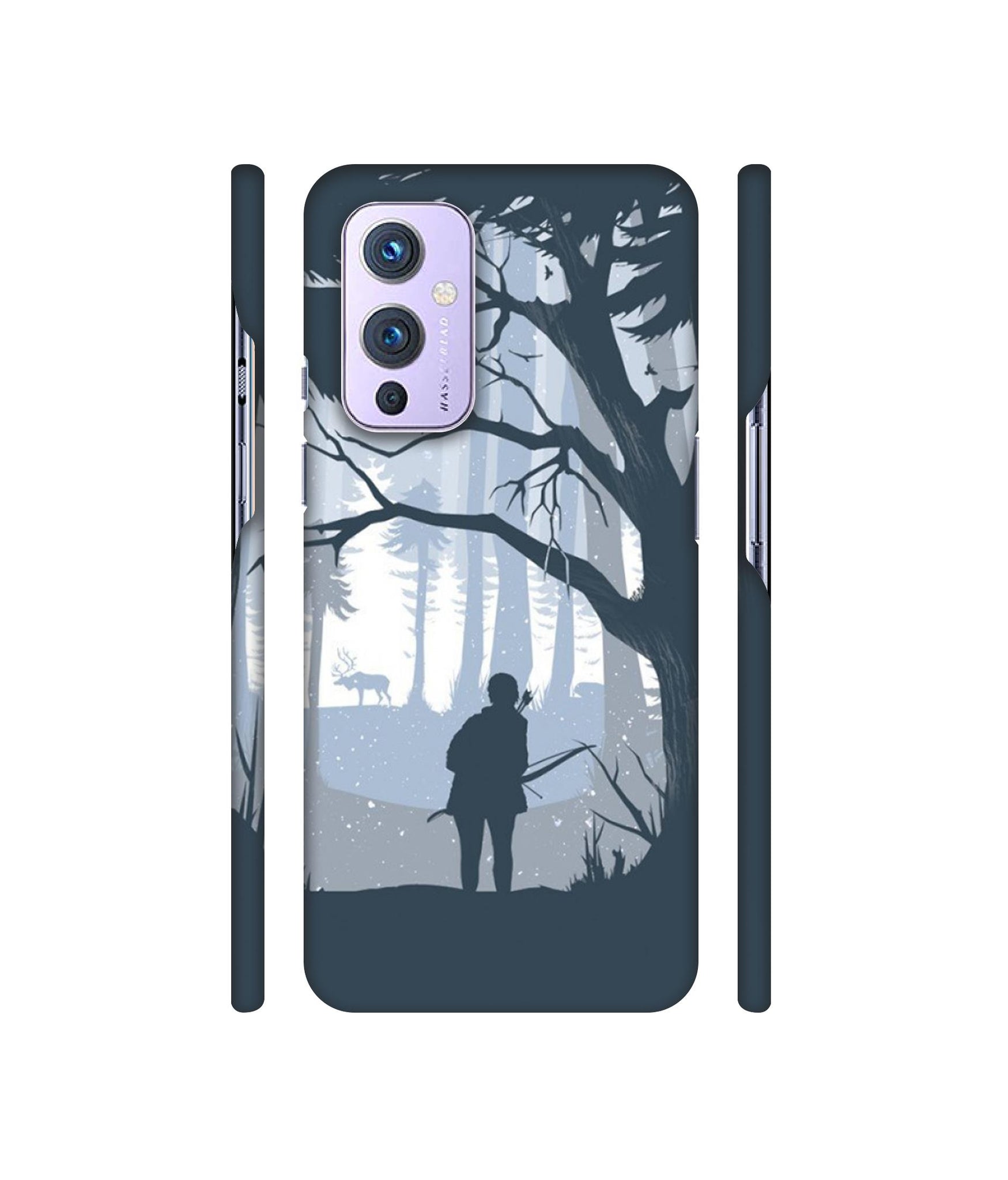 Hunter Designer Hard Back Cover for OnePlus 9