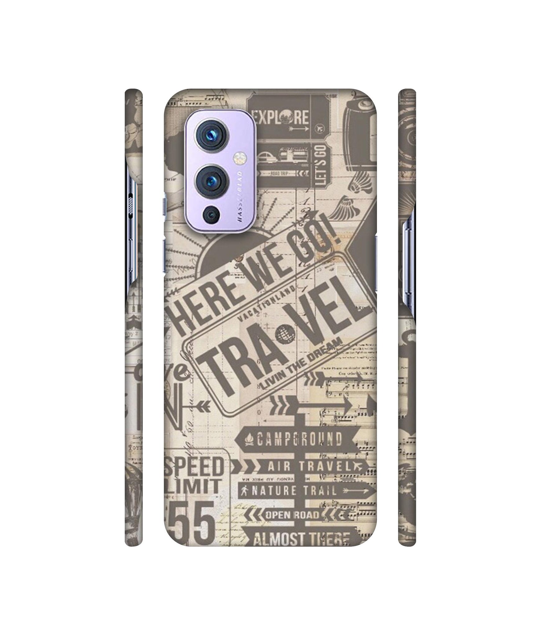 Travel Designer Hard Back Cover for OnePlus 9