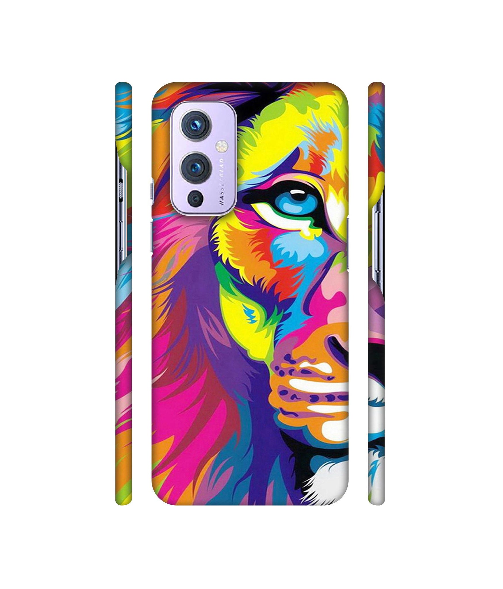 Lion Designer Hard Back Cover for OnePlus 9