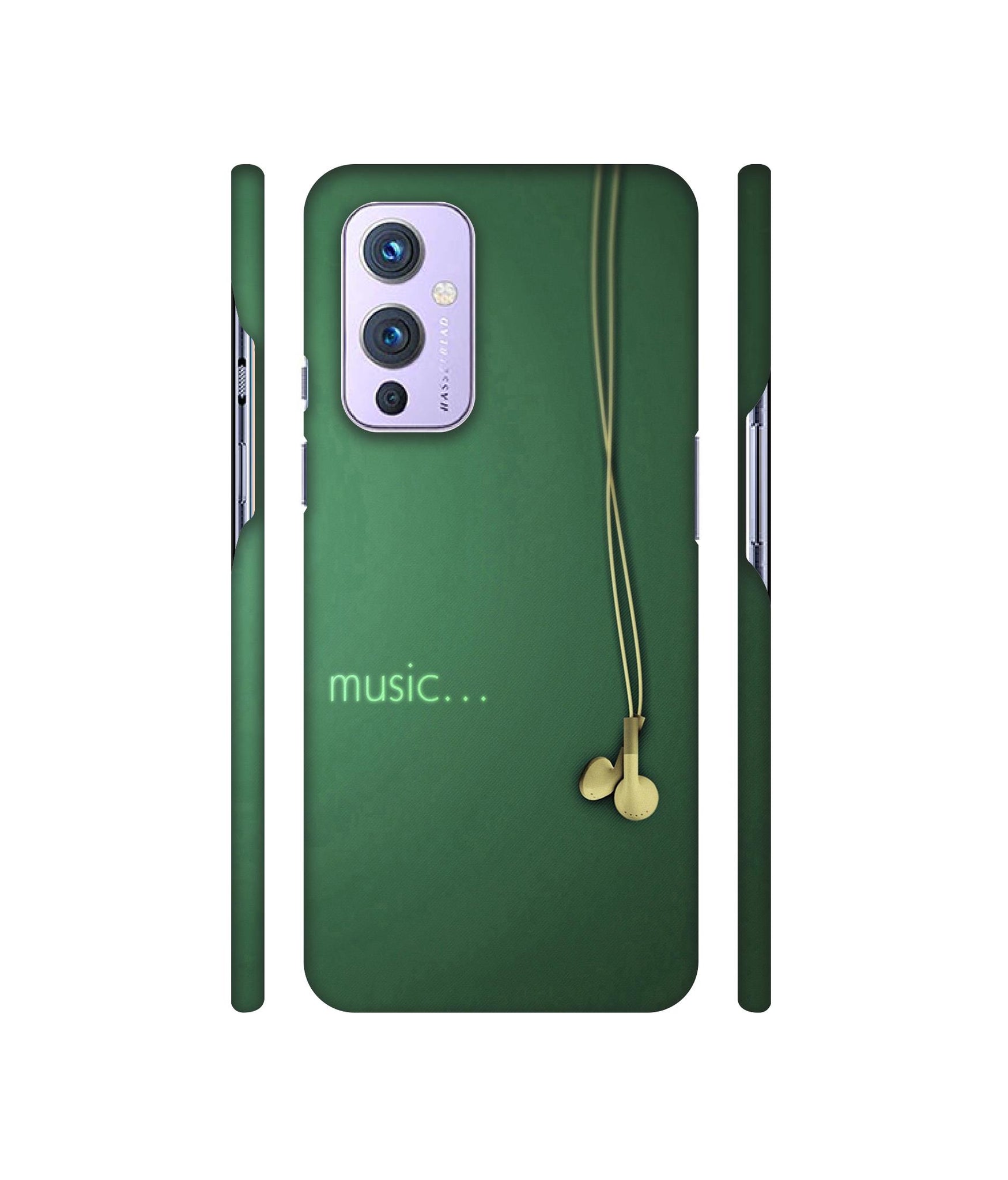 Headphone Music Designer Hard Back Cover for OnePlus 9