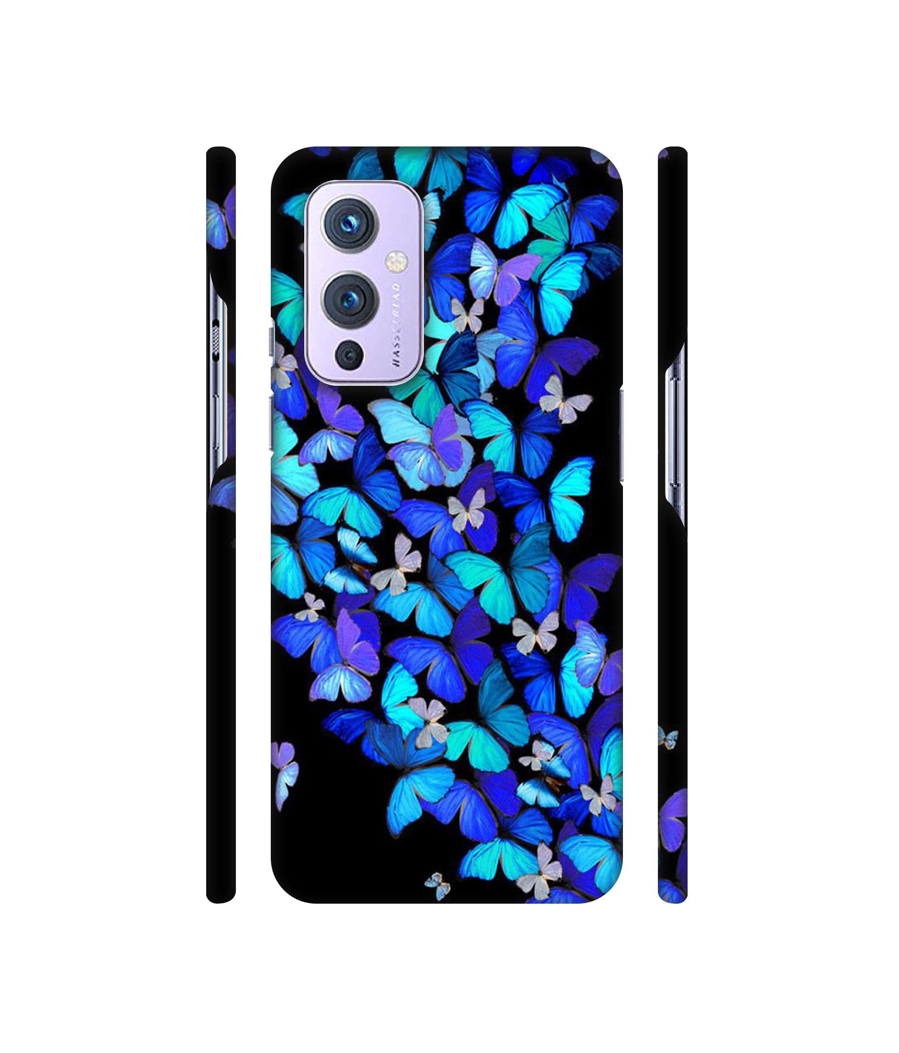 Butterfly Pattern Designer Hard Back Cover for OnePlus 9