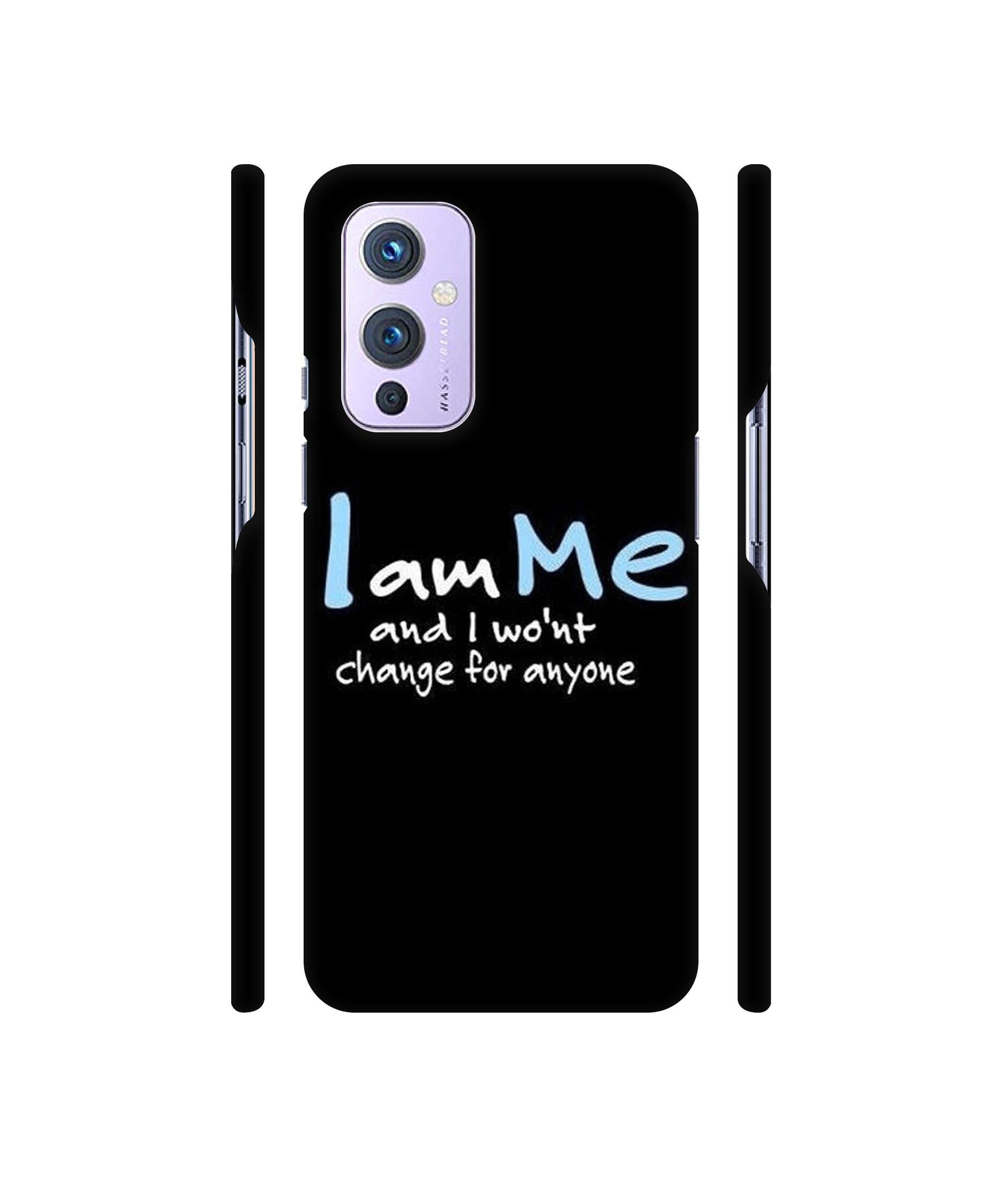 I Am Me Quotes Designer Hard Back Cover for OnePlus 9