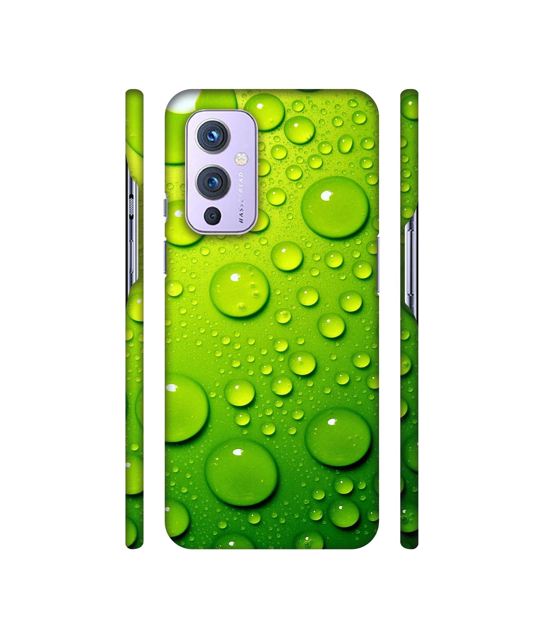 Green Bubbles Designer Hard Back Cover for OnePlus 9