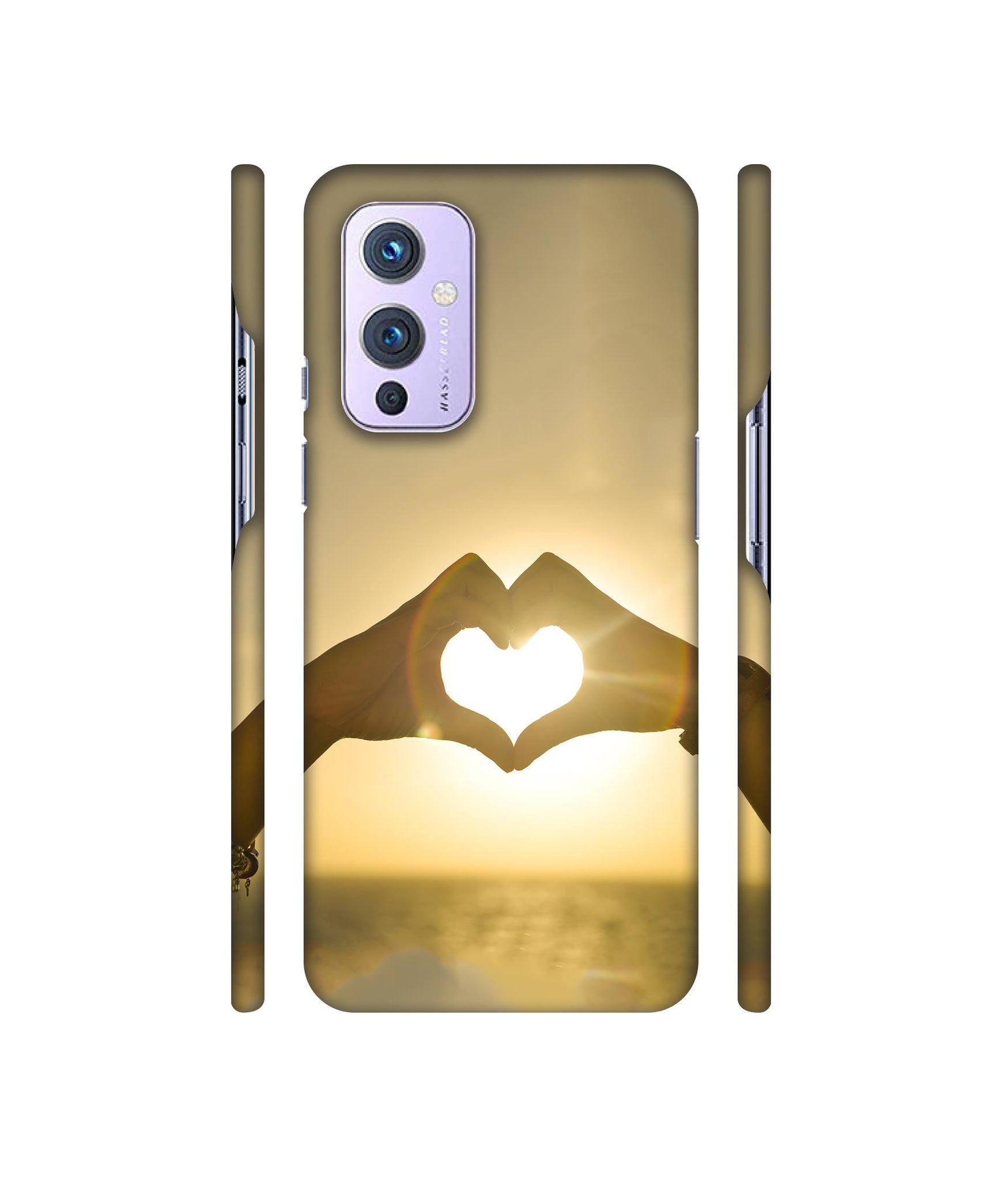 Heart in Hand Shape Designer Hard Back Cover for OnePlus 9