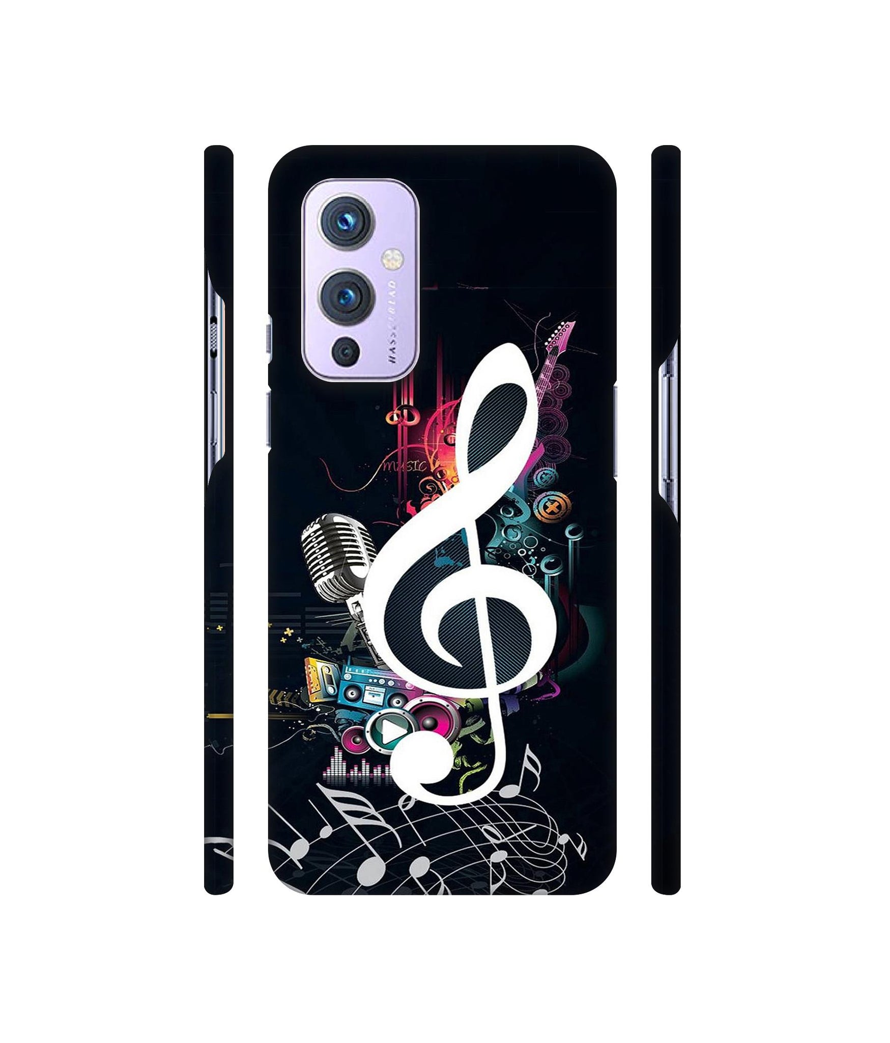 Mike and Music Designer Hard Back Cover for OnePlus 9