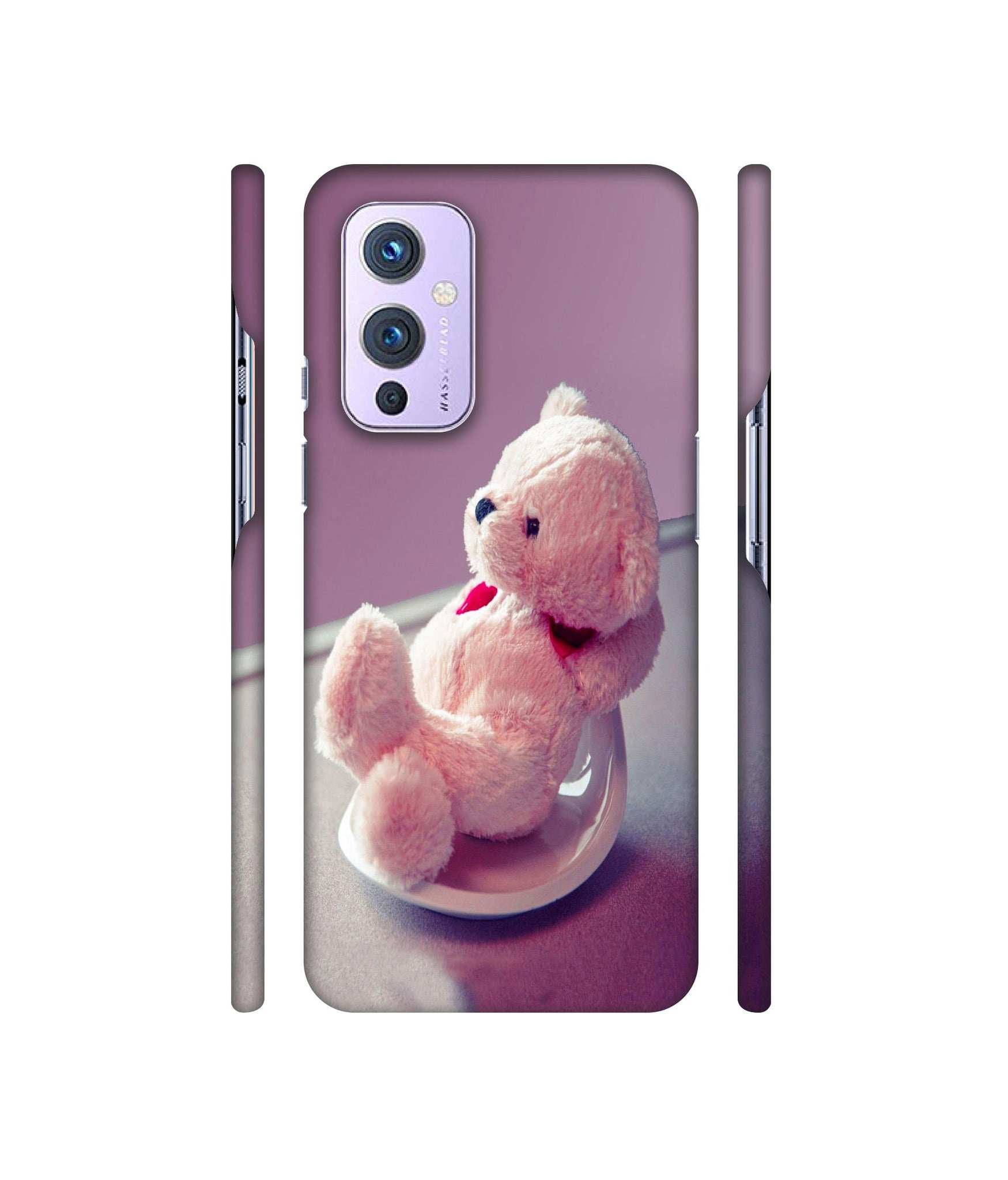 Cute Teddy Bear Designer Hard Back Cover for OnePlus 9