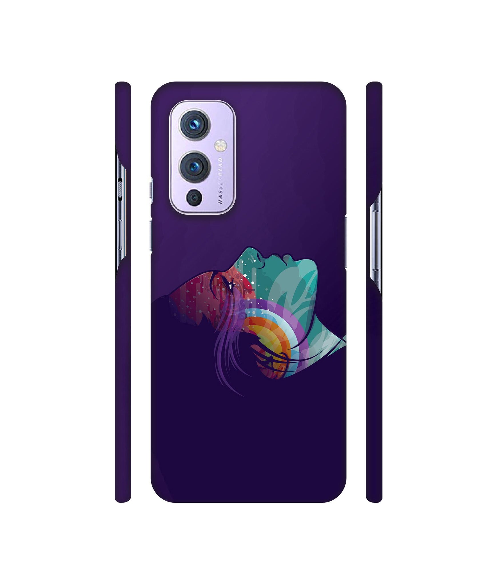 Vector Girl Designer Hard Back Cover for OnePlus 9