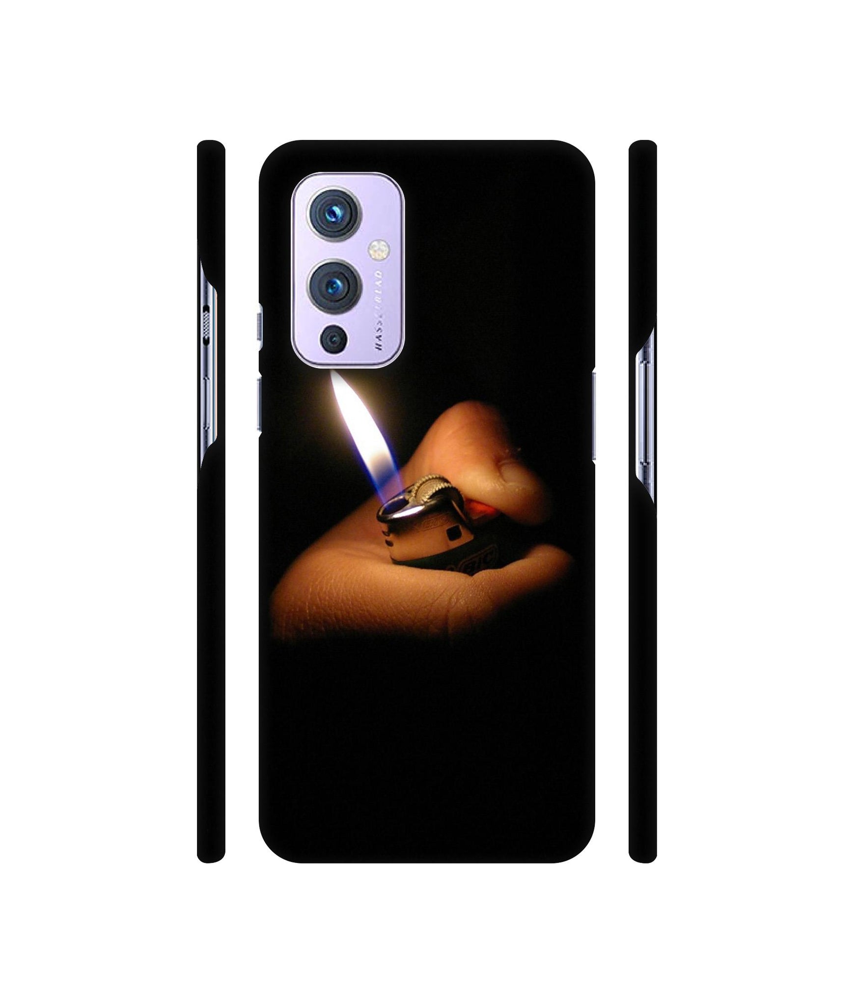 Lighter Flames Designer Hard Back Cover for OnePlus 9