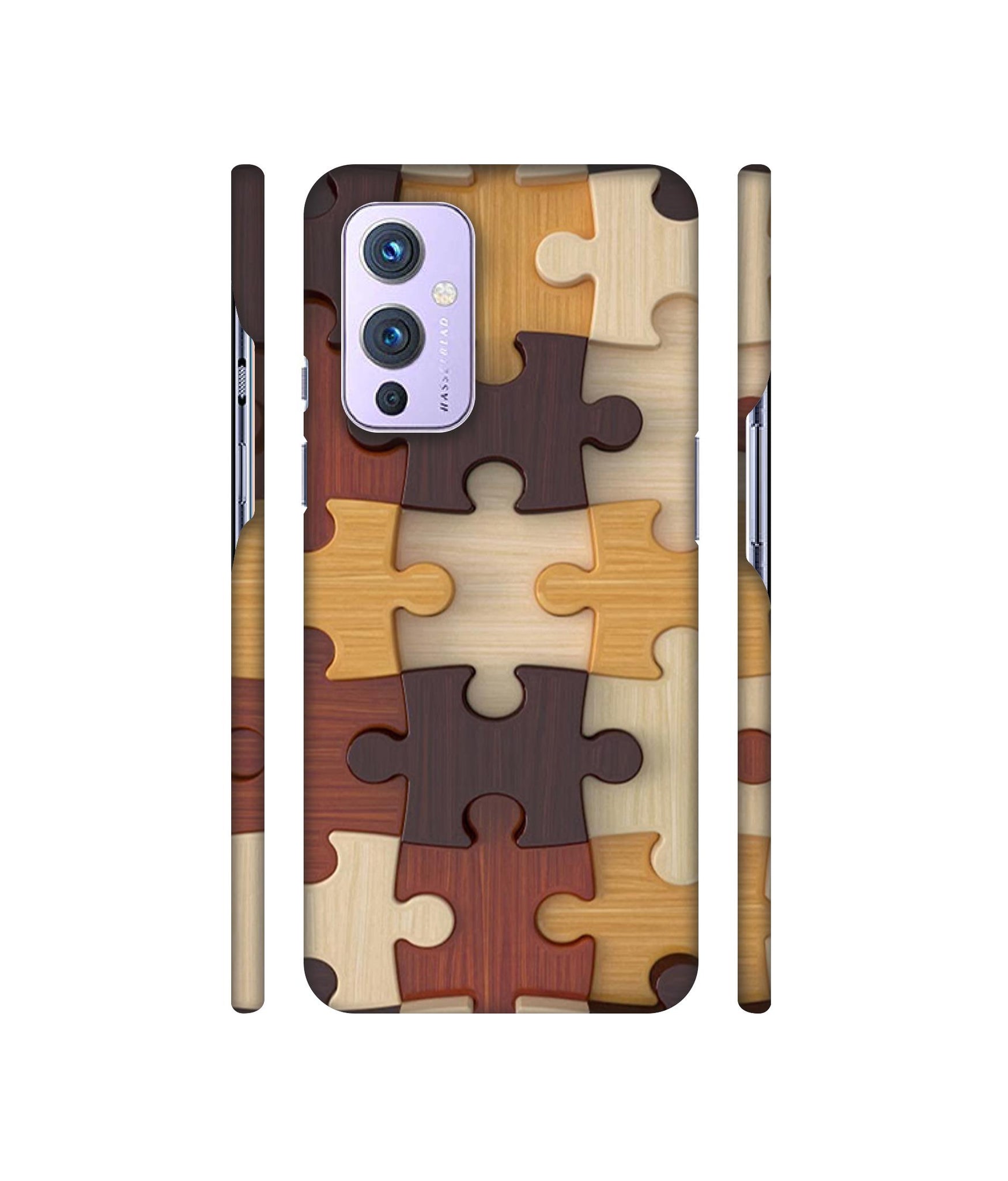 Puzzle Pattern Designer Hard Back Cover for OnePlus 9