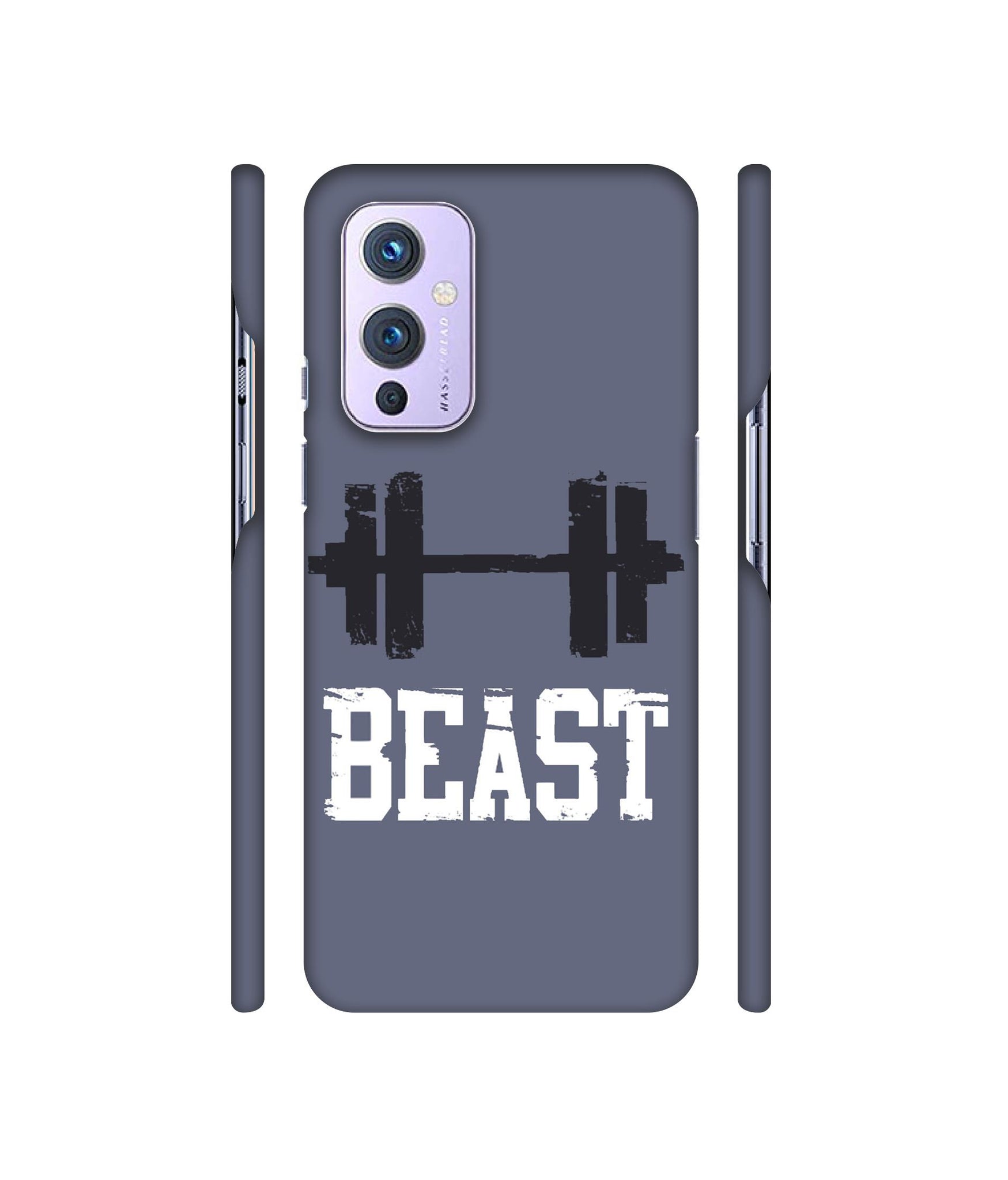 Beast Gym Designer Hard Back Cover for OnePlus 9