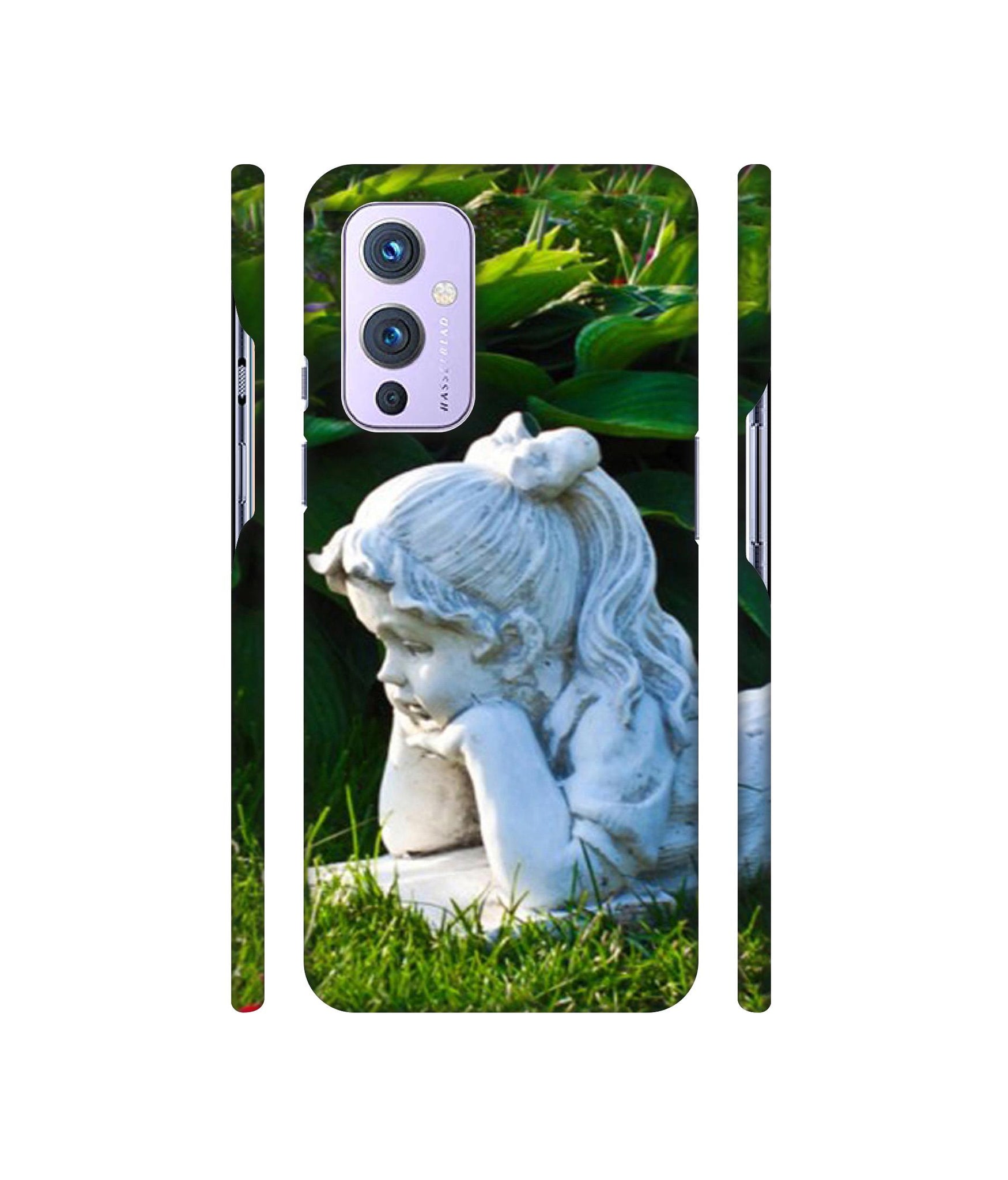 Statue of Girl Designer Hard Back Cover for OnePlus 9