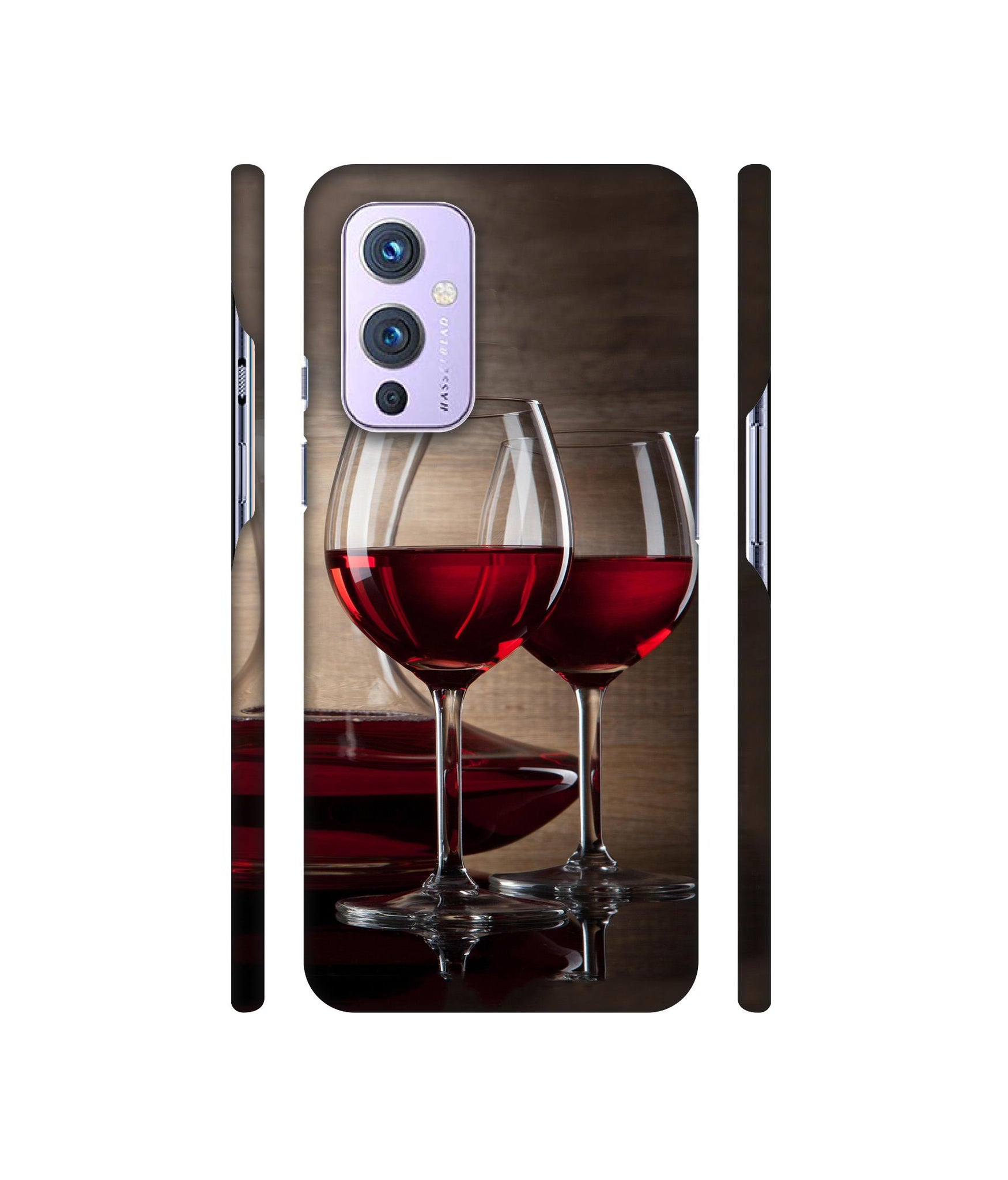 Wine Glass Designer Hard Back Cover for OnePlus 9