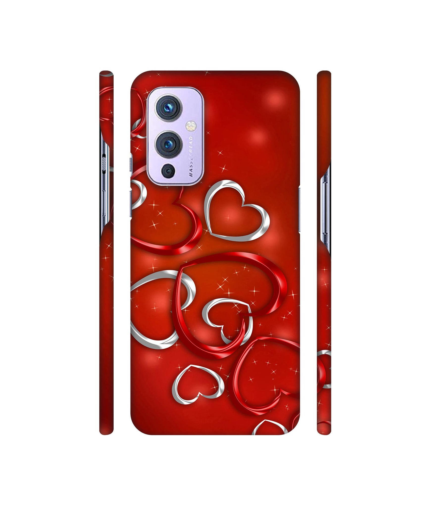 Hearts Designer Hard Back Cover for OnePlus 9