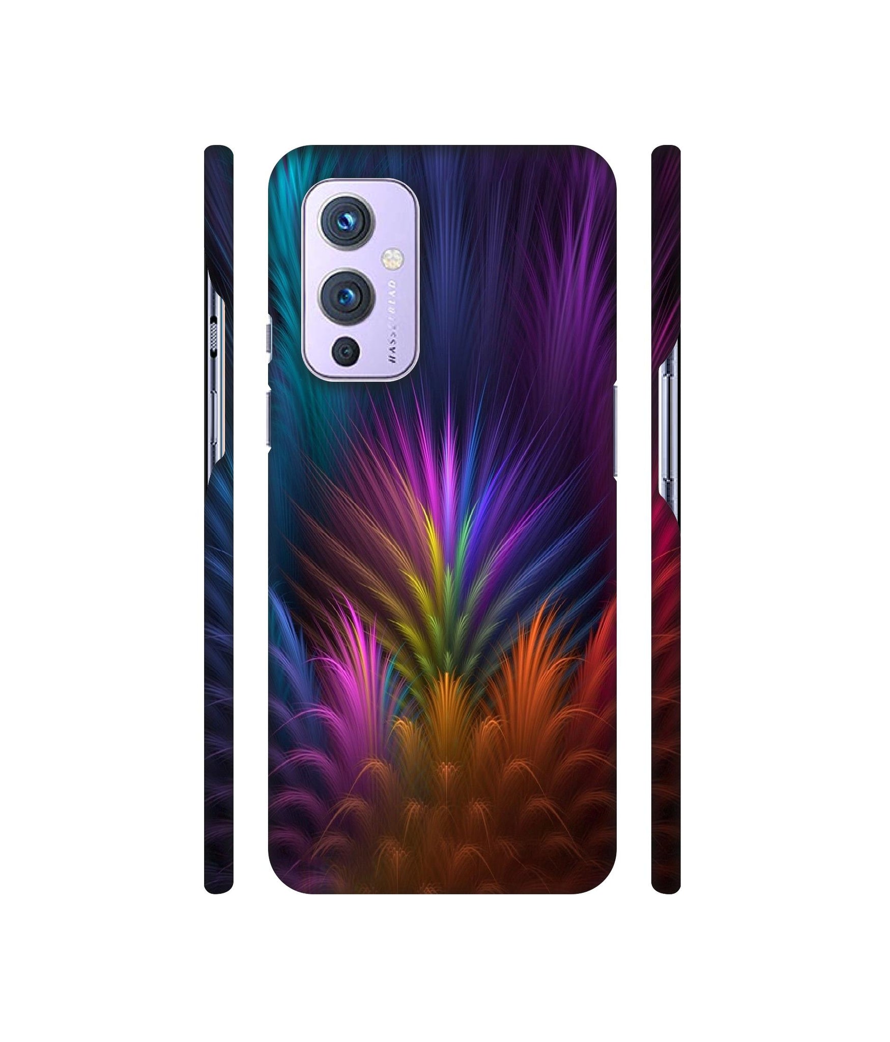 Multicoloured Designer Hard Back Cover for OnePlus 9