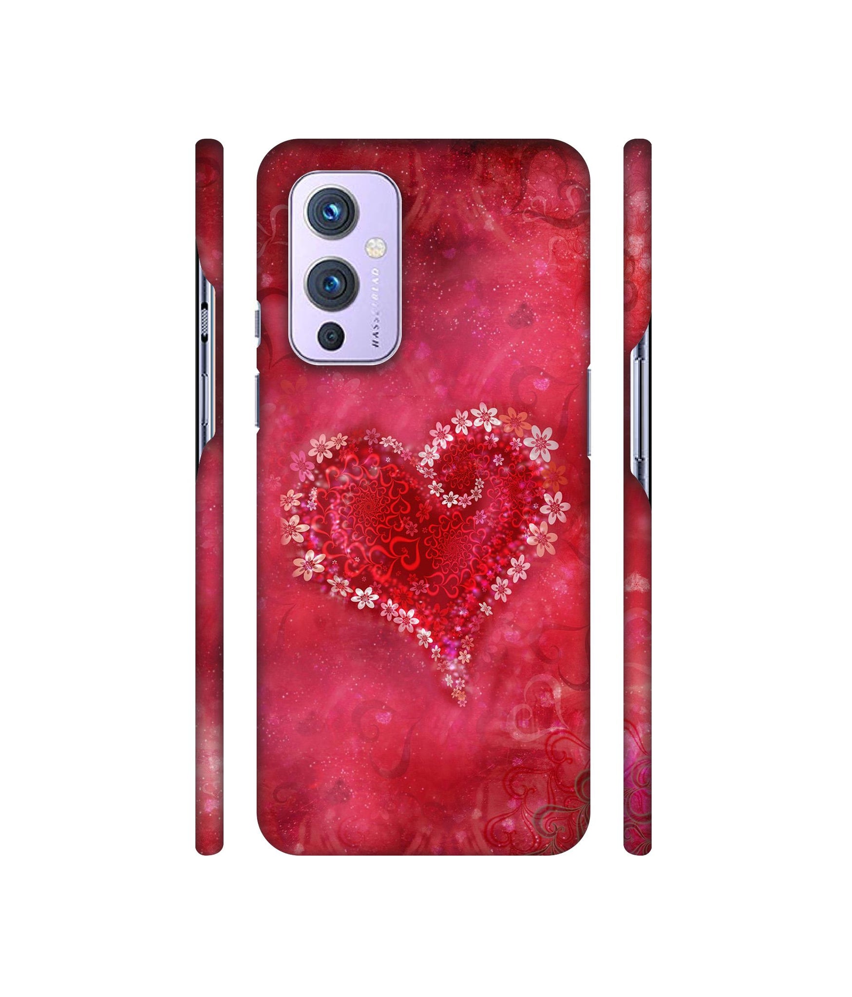 Heart Designer Hard Back Cover for OnePlus 9