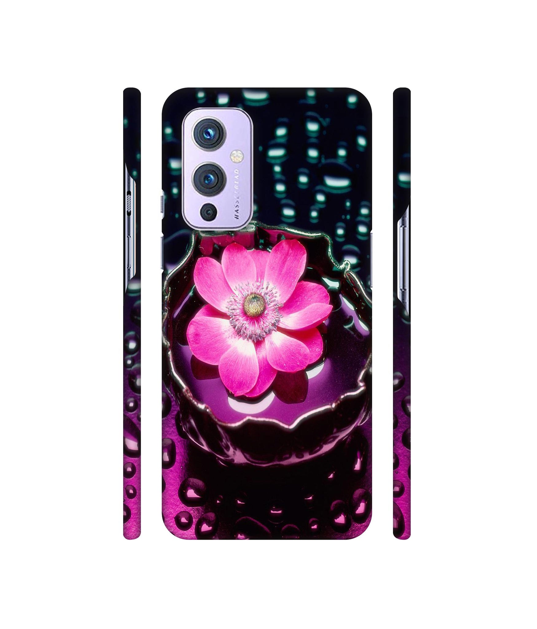 Flower in Water Designer Hard Back Cover for OnePlus 9