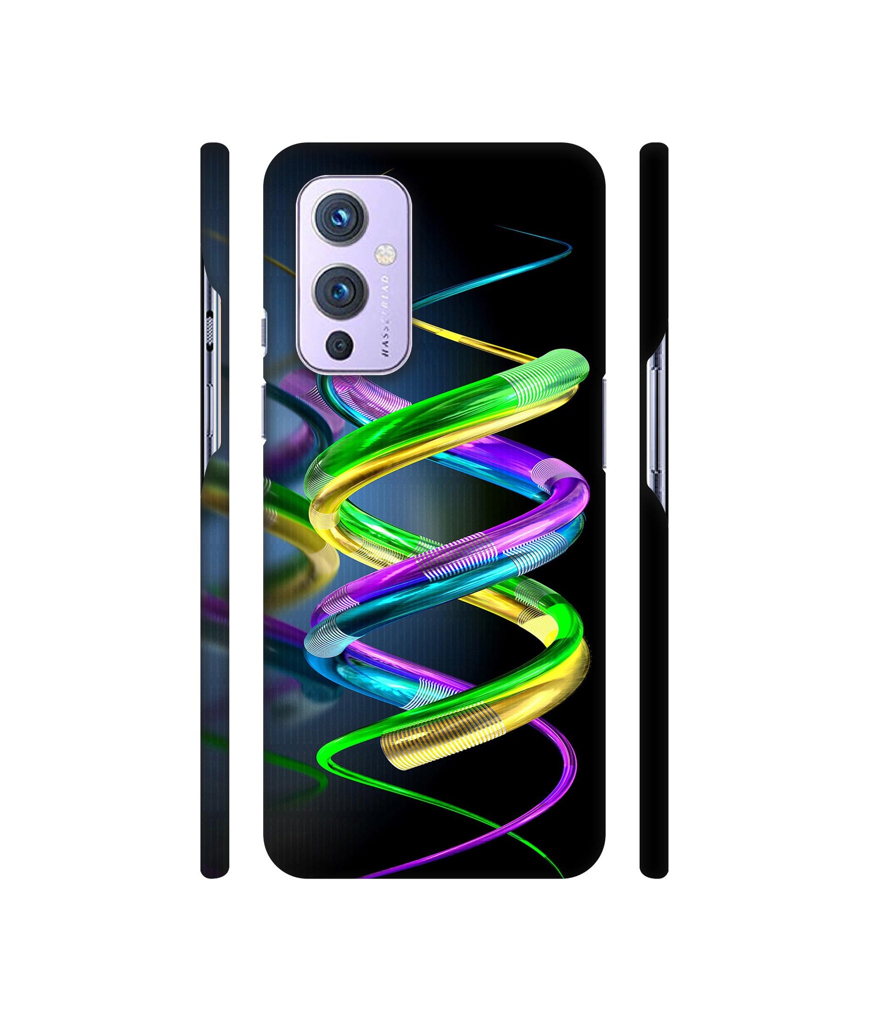 3D Spiral Designer Hard Back Cover for OnePlus 9