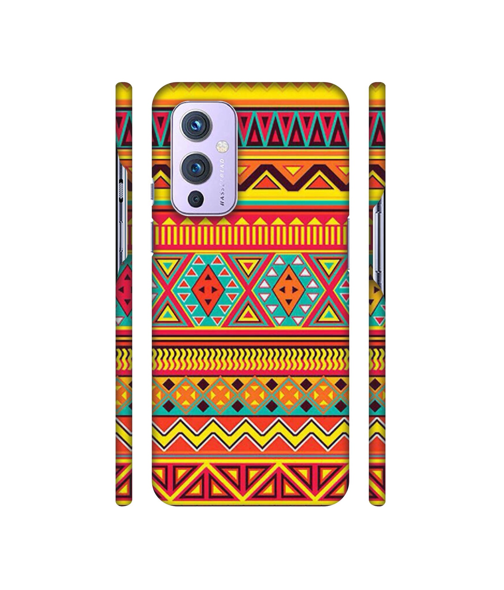 Artistic Rangoli Designer Hard Back Cover for OnePlus 9