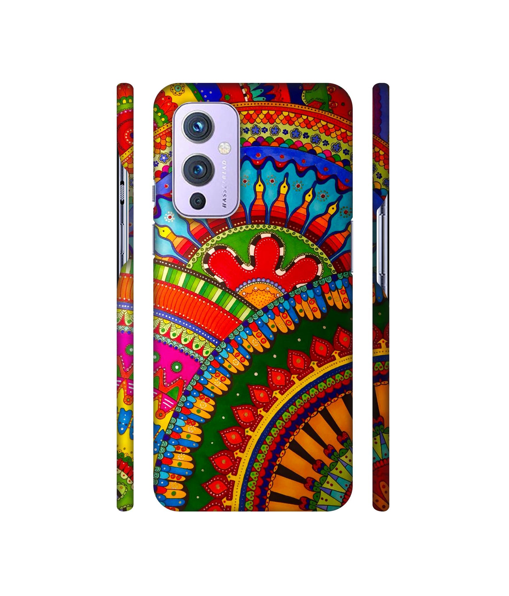 Rajasthani Rangoli Art Designer Hard Back Cover for OnePlus 9