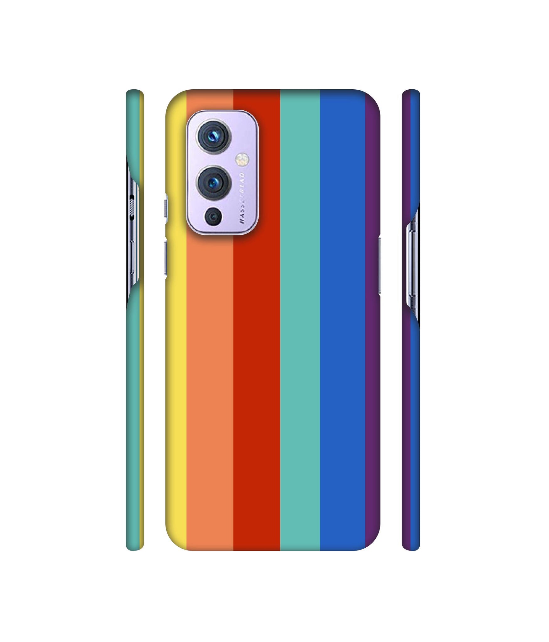 Rainbow Colors Designer Hard Back Cover for OnePlus 9