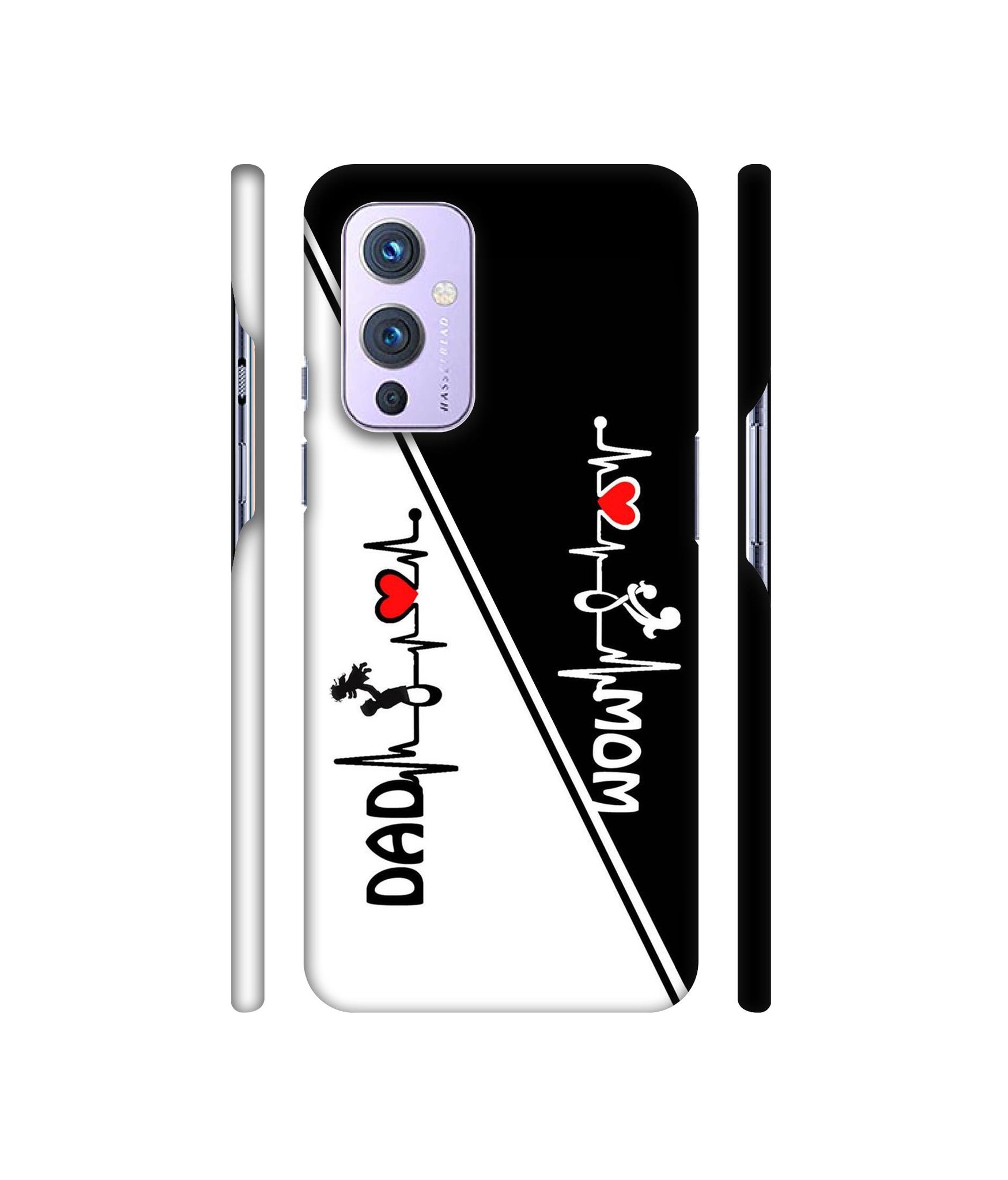 Mom and Dad Lover Designer Hard Back Cover for OnePlus 9