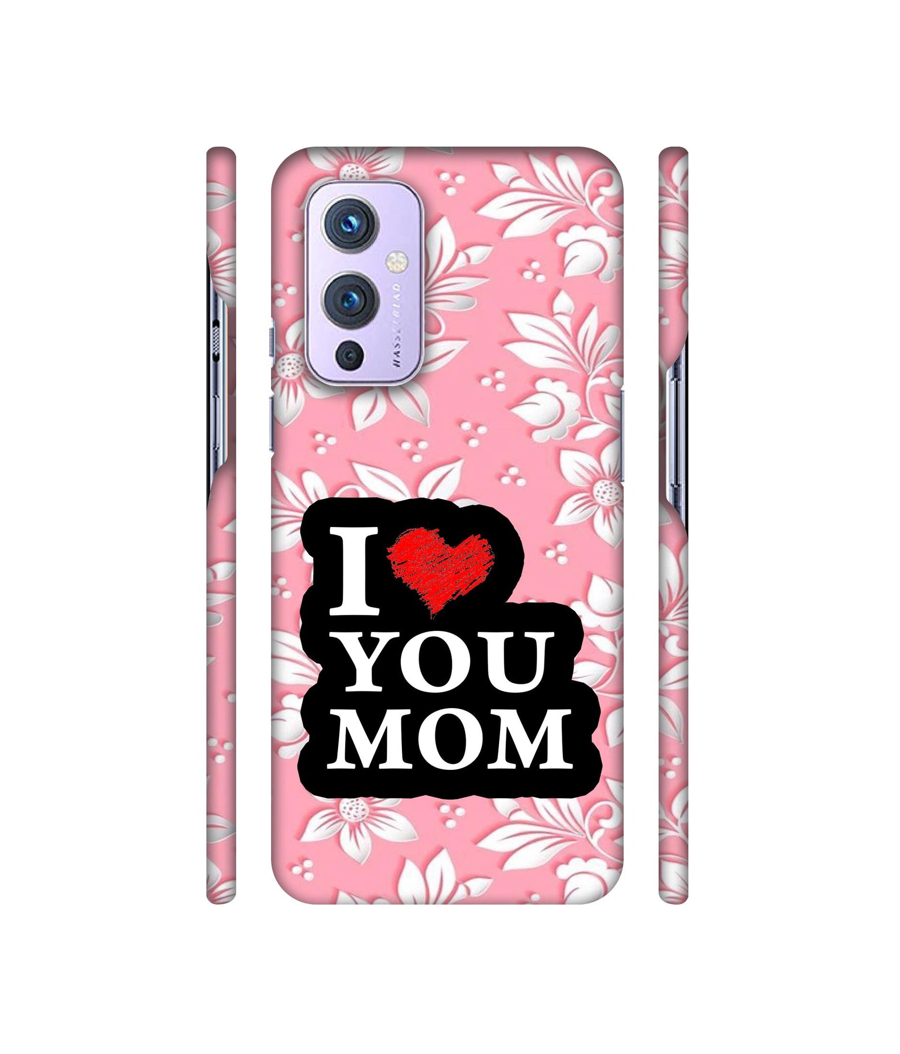 I Love Mom Designer Hard Back Cover for OnePlus 9