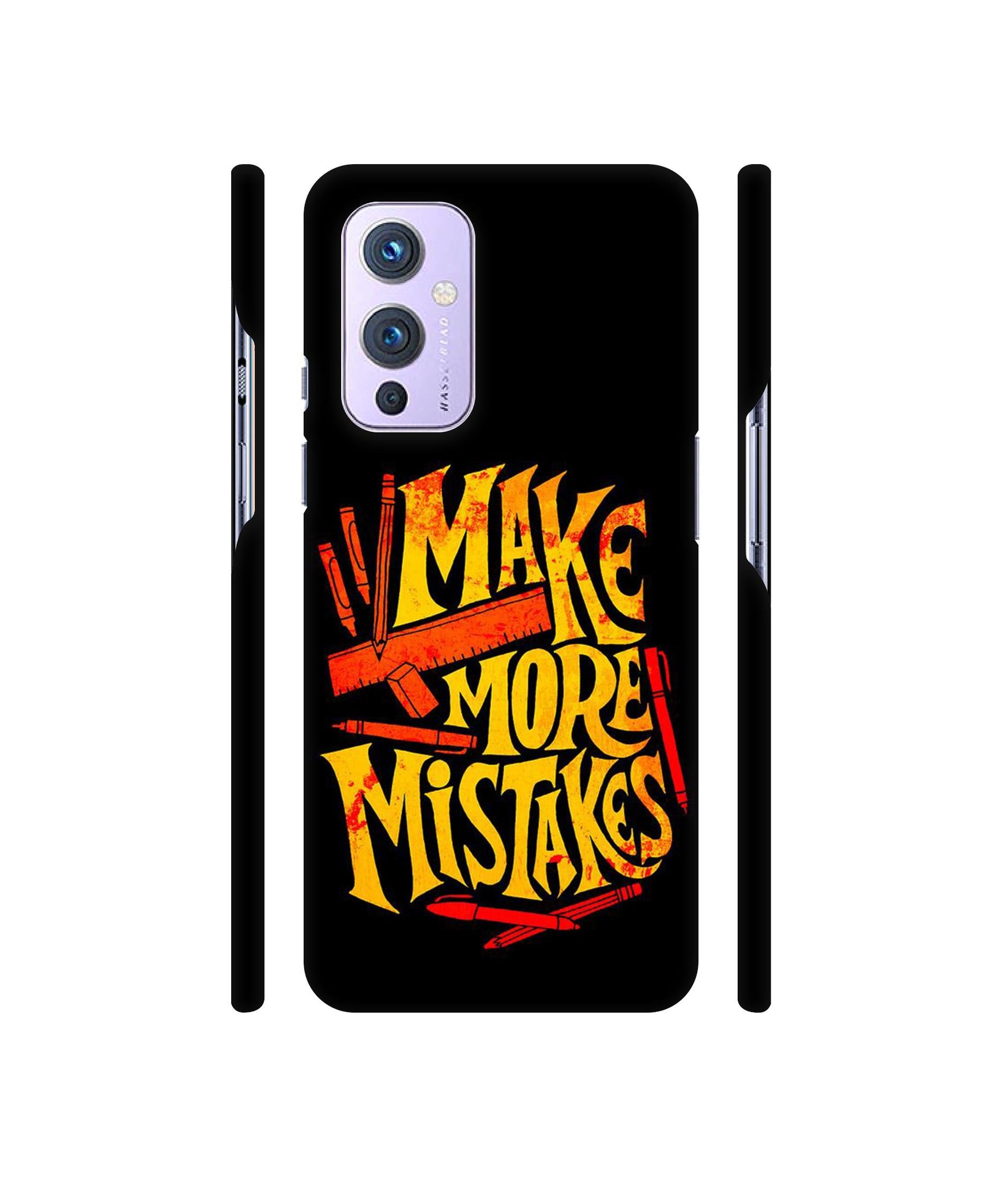 Make More Mistakes Designer Hard Back Cover for OnePlus 9