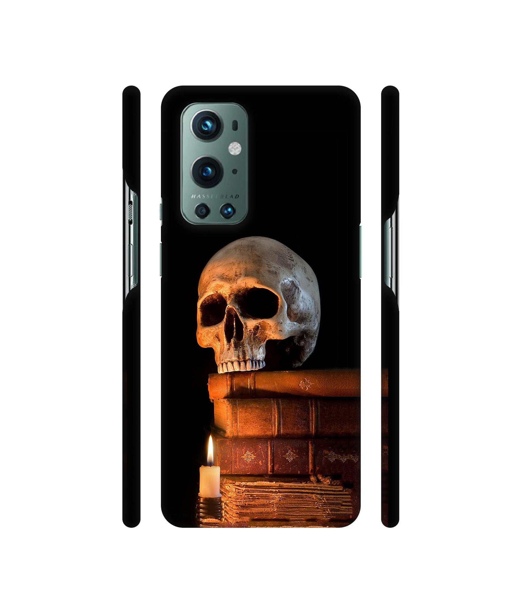 Skull Magic Candles Books Designer Hard Back Cover for OnePlus 9 Pro