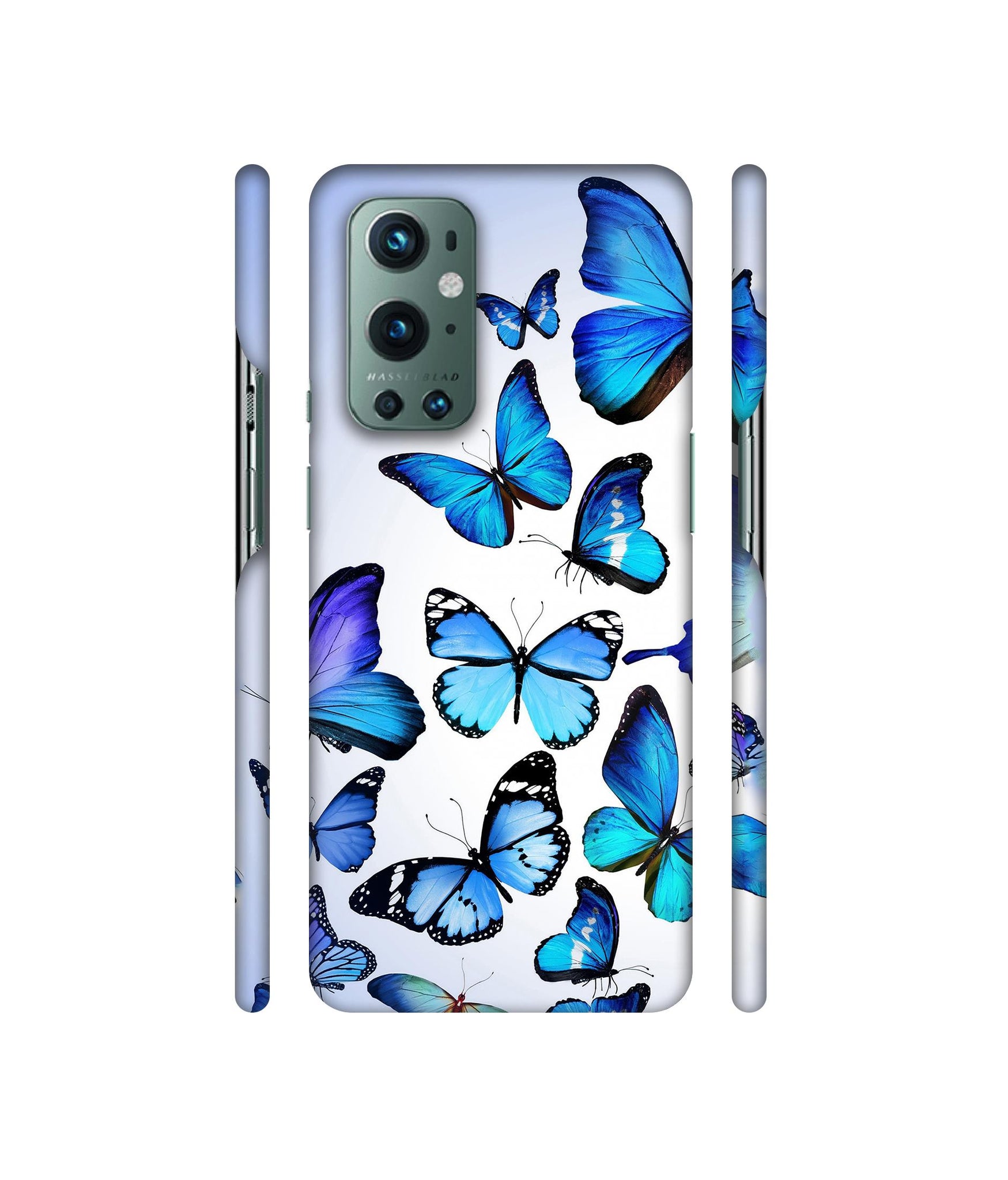 Colorful Flying Butterfly Designer Hard Back Cover for OnePlus 9 Pro