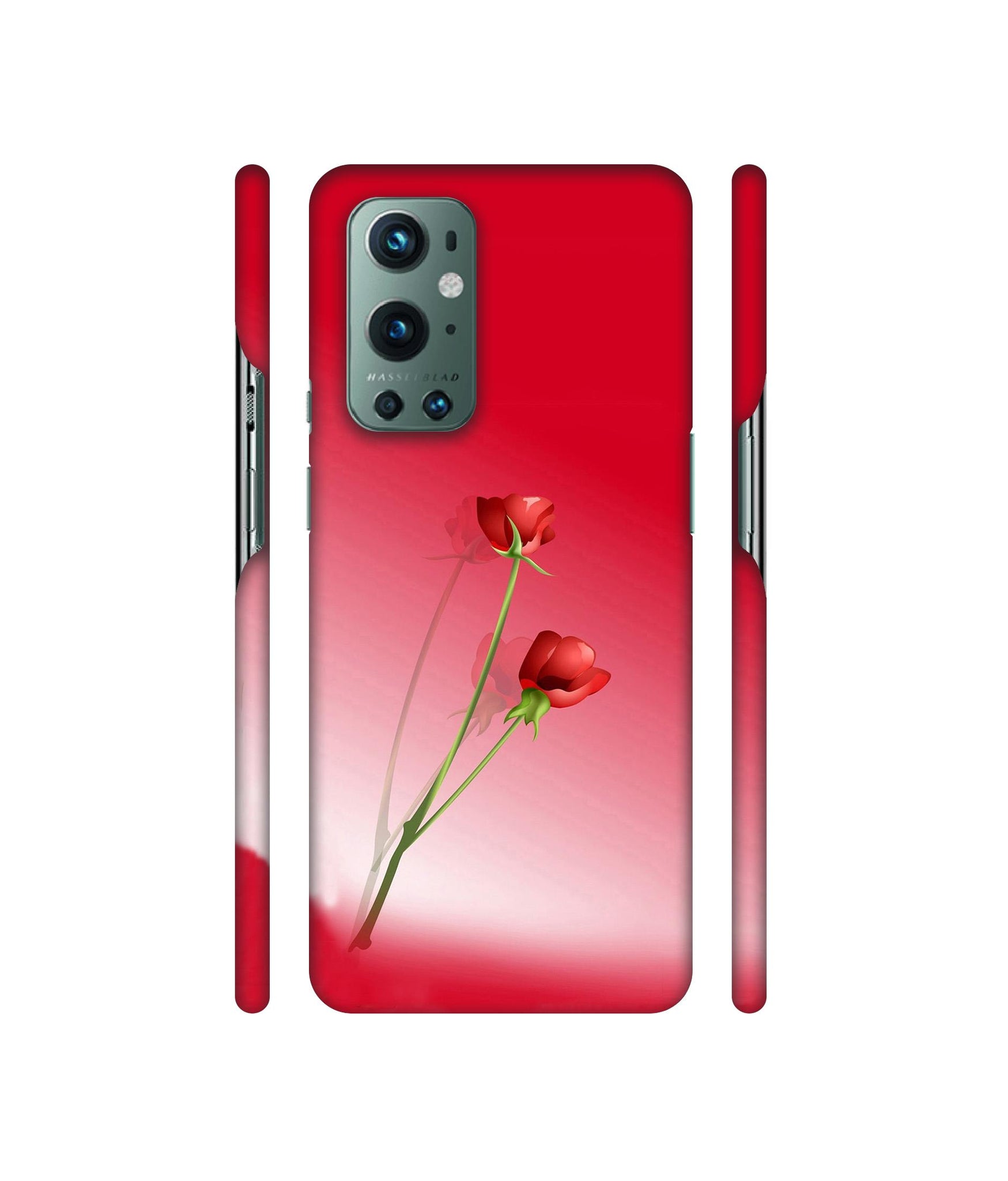 Red Roses Designer Hard Back Cover for OnePlus 9 Pro