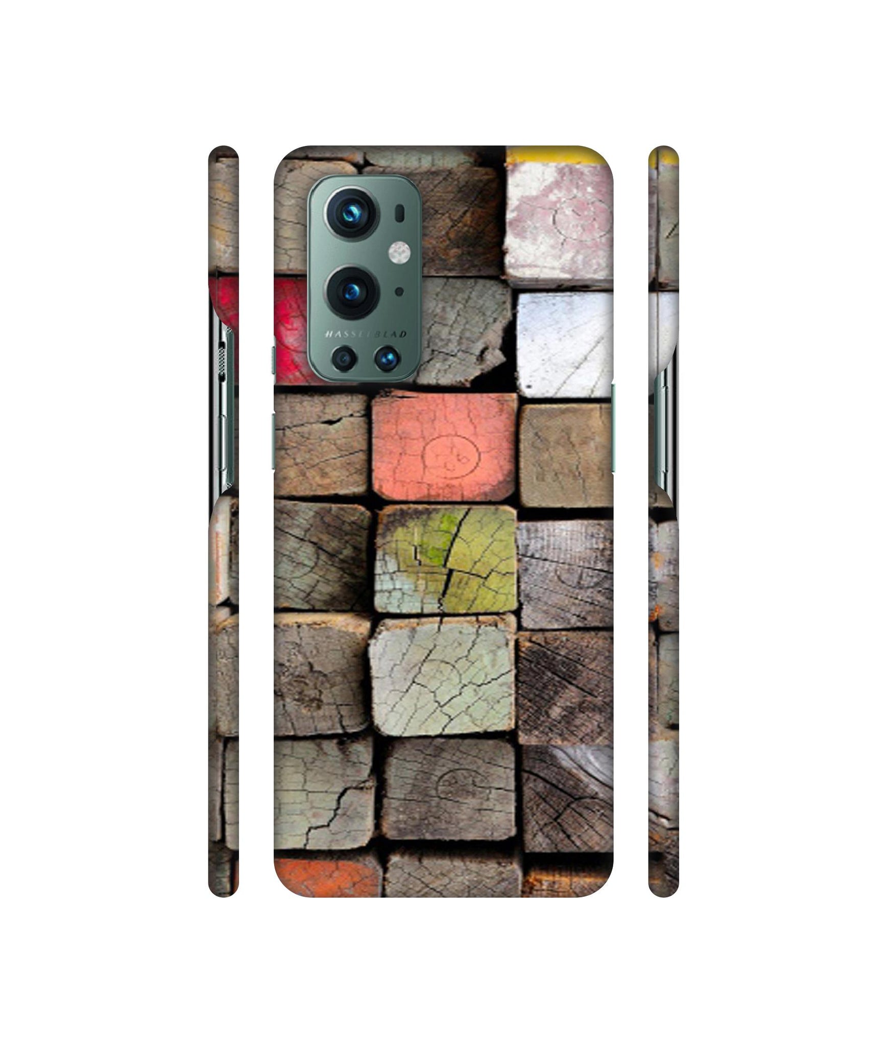 Wood Lumber Paint Designer Hard Back Cover for OnePlus 9 Pro