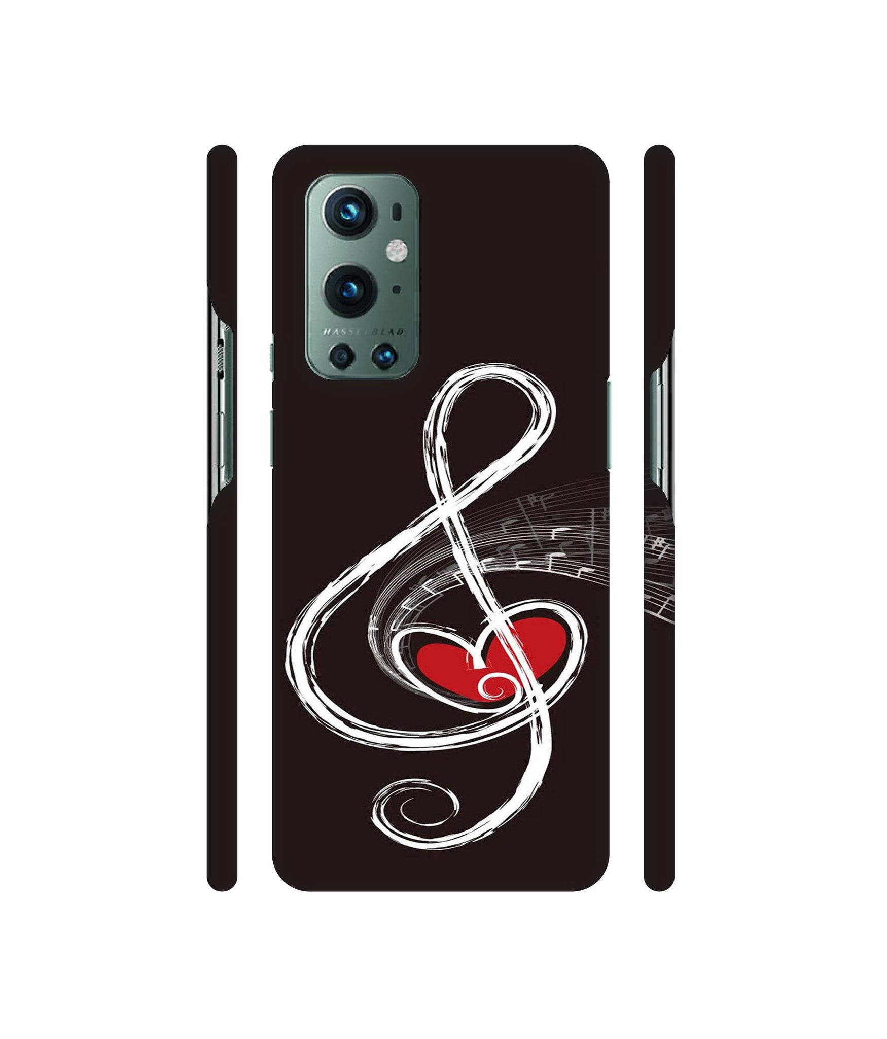 Love Note Music Designer Hard Back Cover for OnePlus 9 Pro