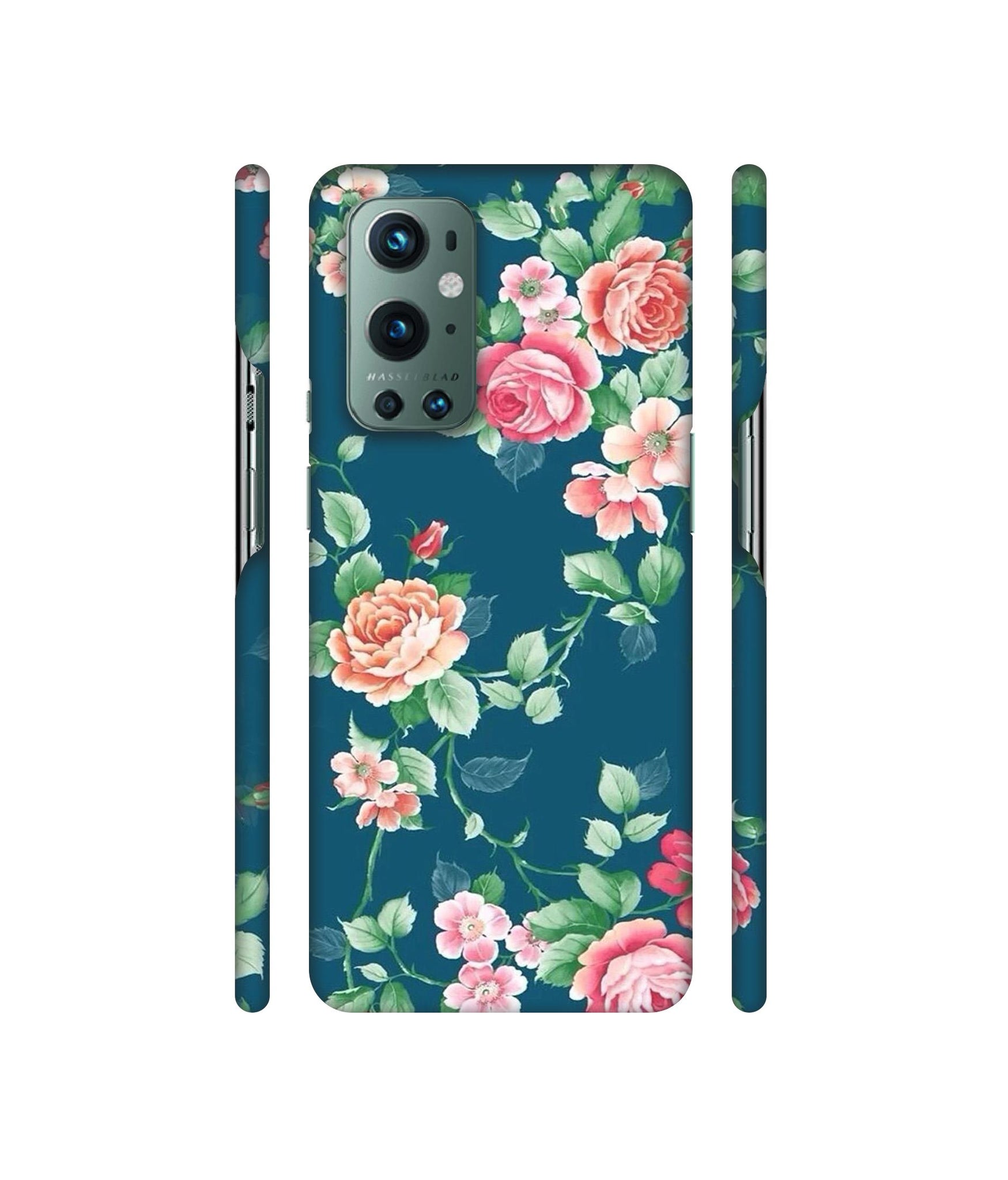 Vintage Floral Designer Hard Back Cover for OnePlus 9 Pro