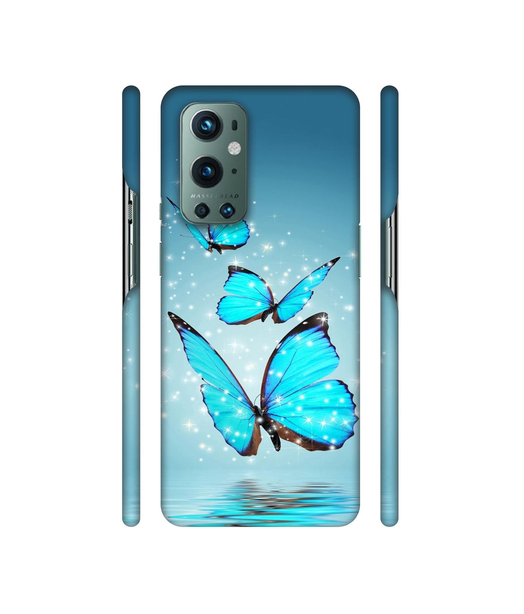 Flying Butterflies Designer Hard Back Cover for OnePlus 9 Pro