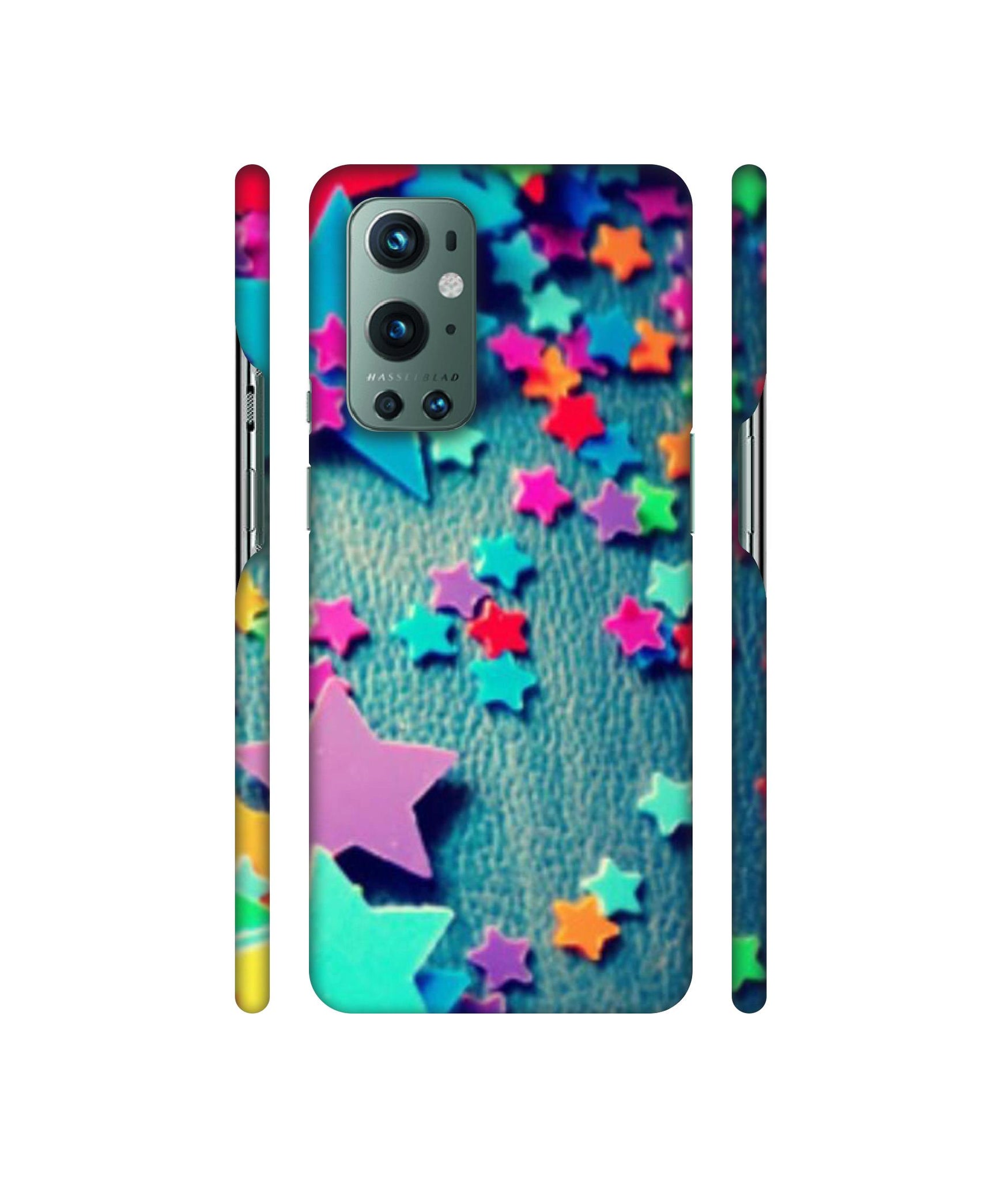 Colorful Stars Designer Hard Back Cover for OnePlus 9 Pro