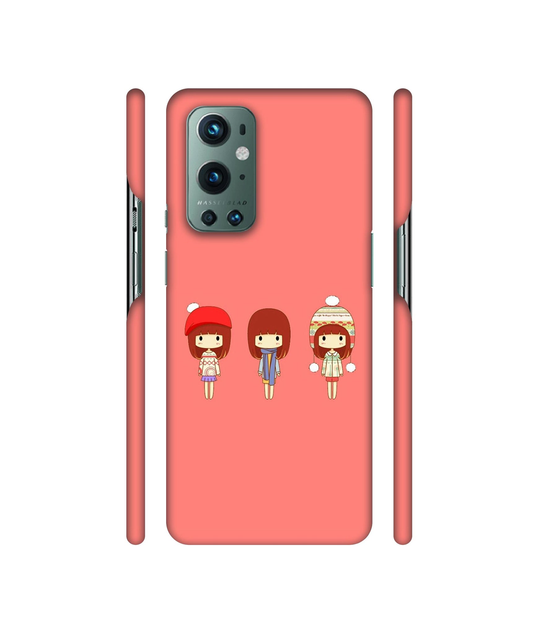 Cute Girls Designer Hard Back Cover for OnePlus 9 Pro
