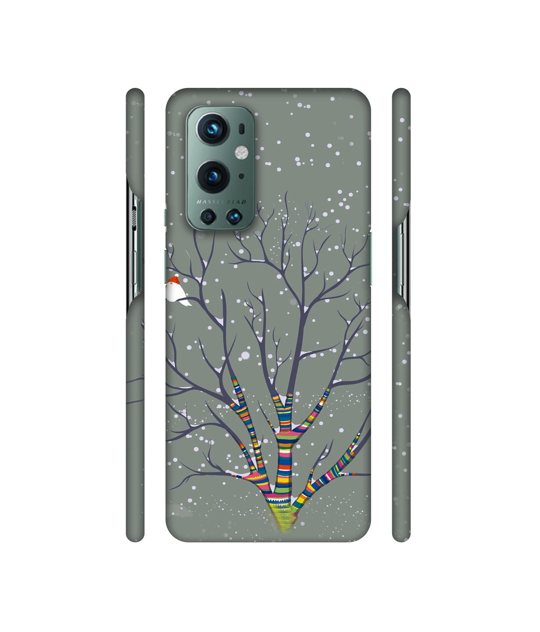 Winter Pattern Print Designer Hard Back Cover for OnePlus 9 Pro