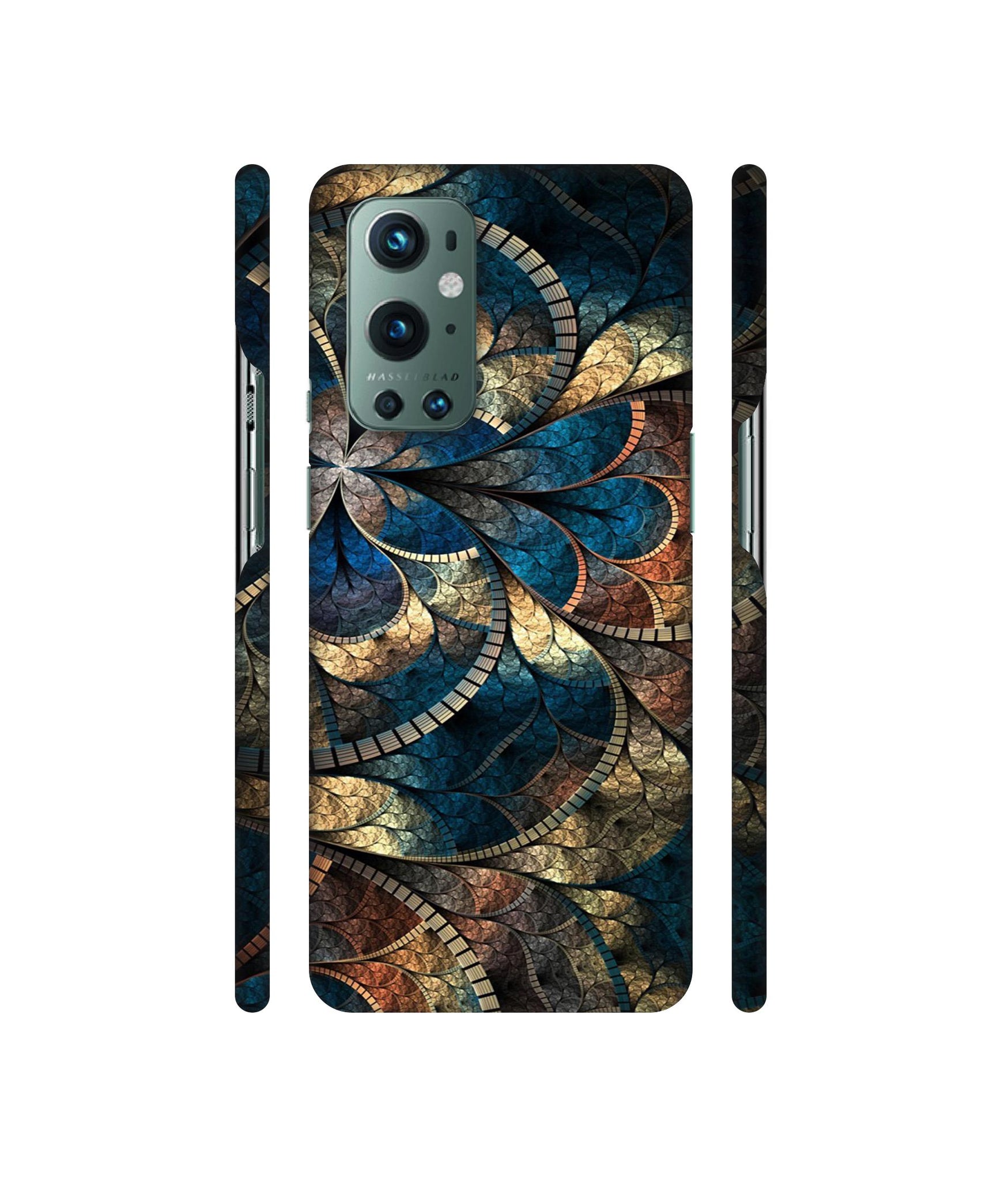 Fractional Pattern Designer Hard Back Cover for OnePlus 9 Pro
