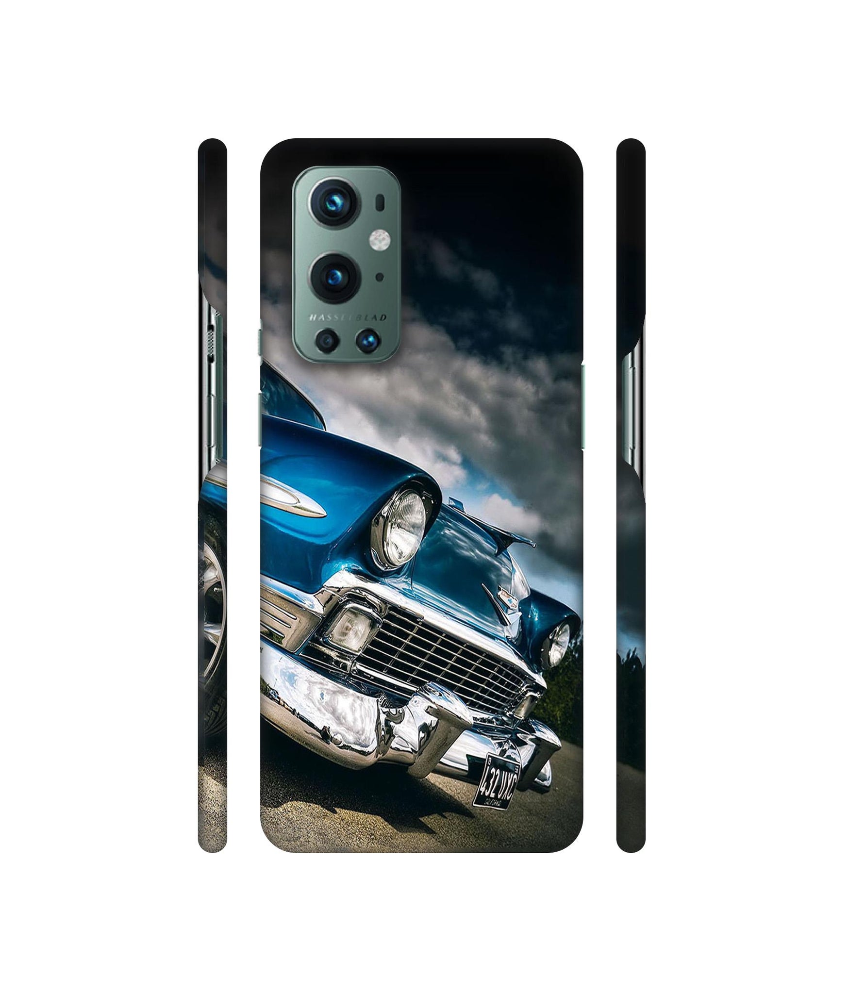 Vintage Car Pattern Designer Hard Back Cover for OnePlus 9 Pro