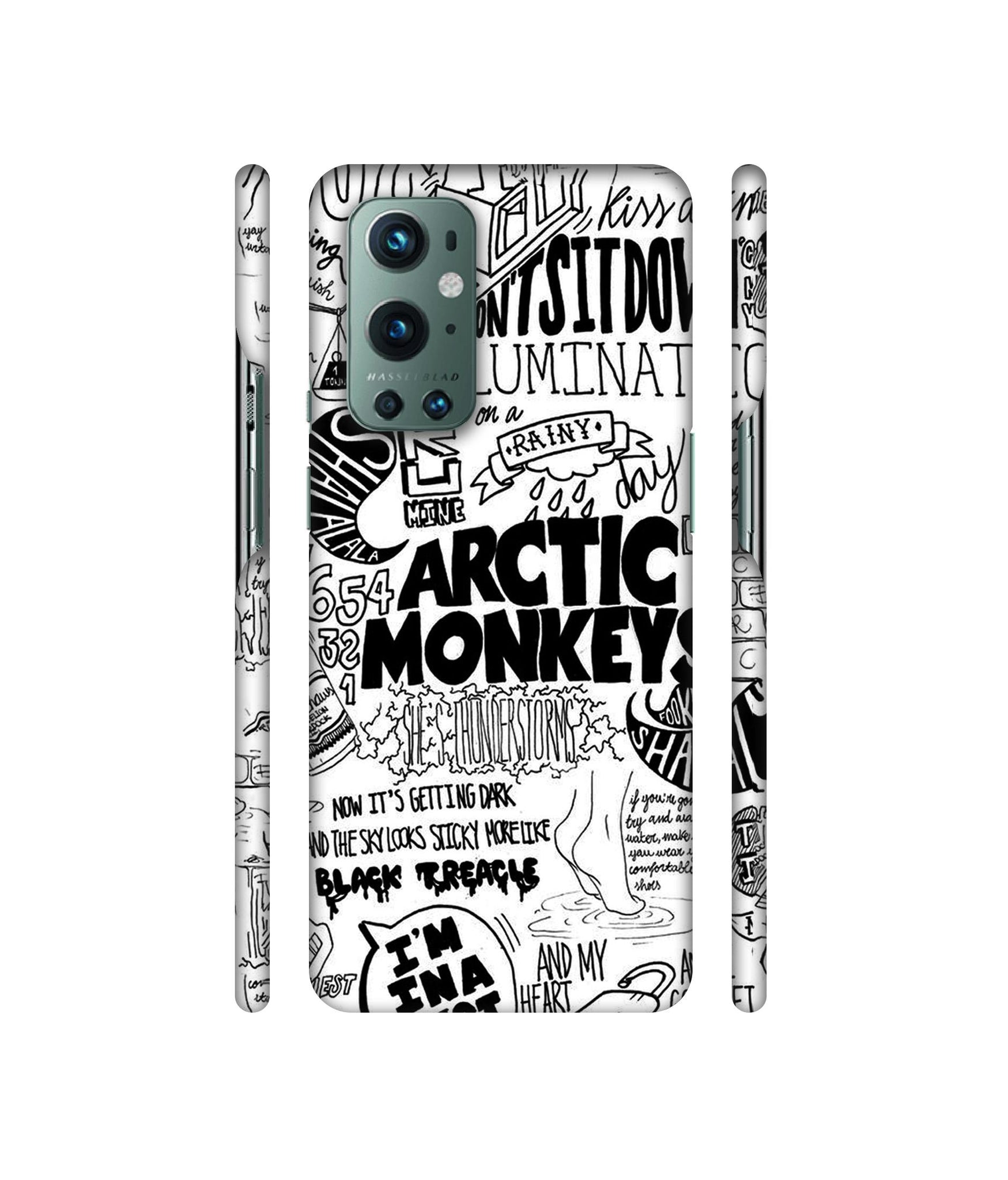Arctic Monkeys Pattern Designer Hard Back Cover for OnePlus 9 Pro